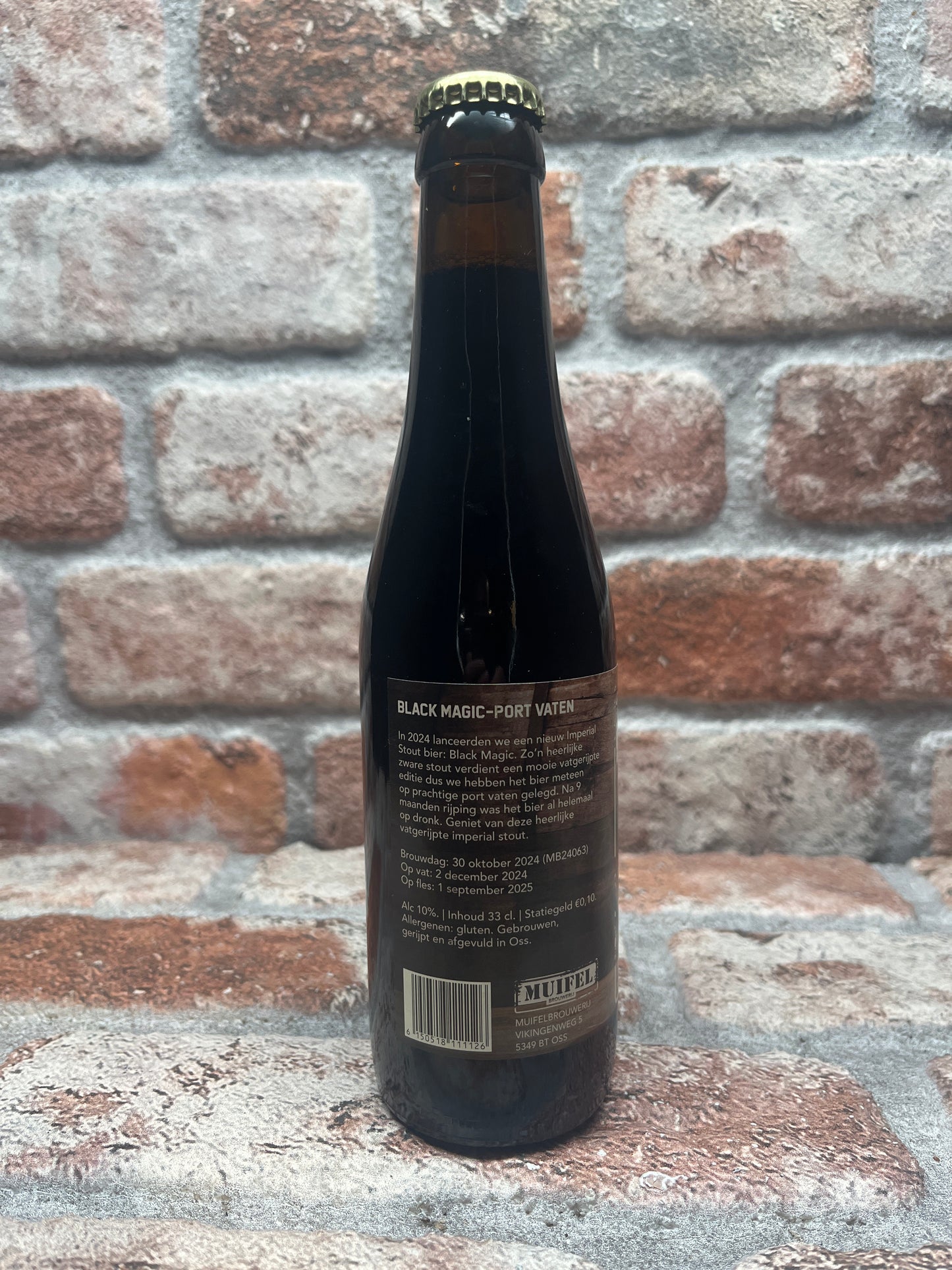 Muifel Brouwerij Vatgerijpt #19 Black Magic Tawny Port Stout - 33 CL