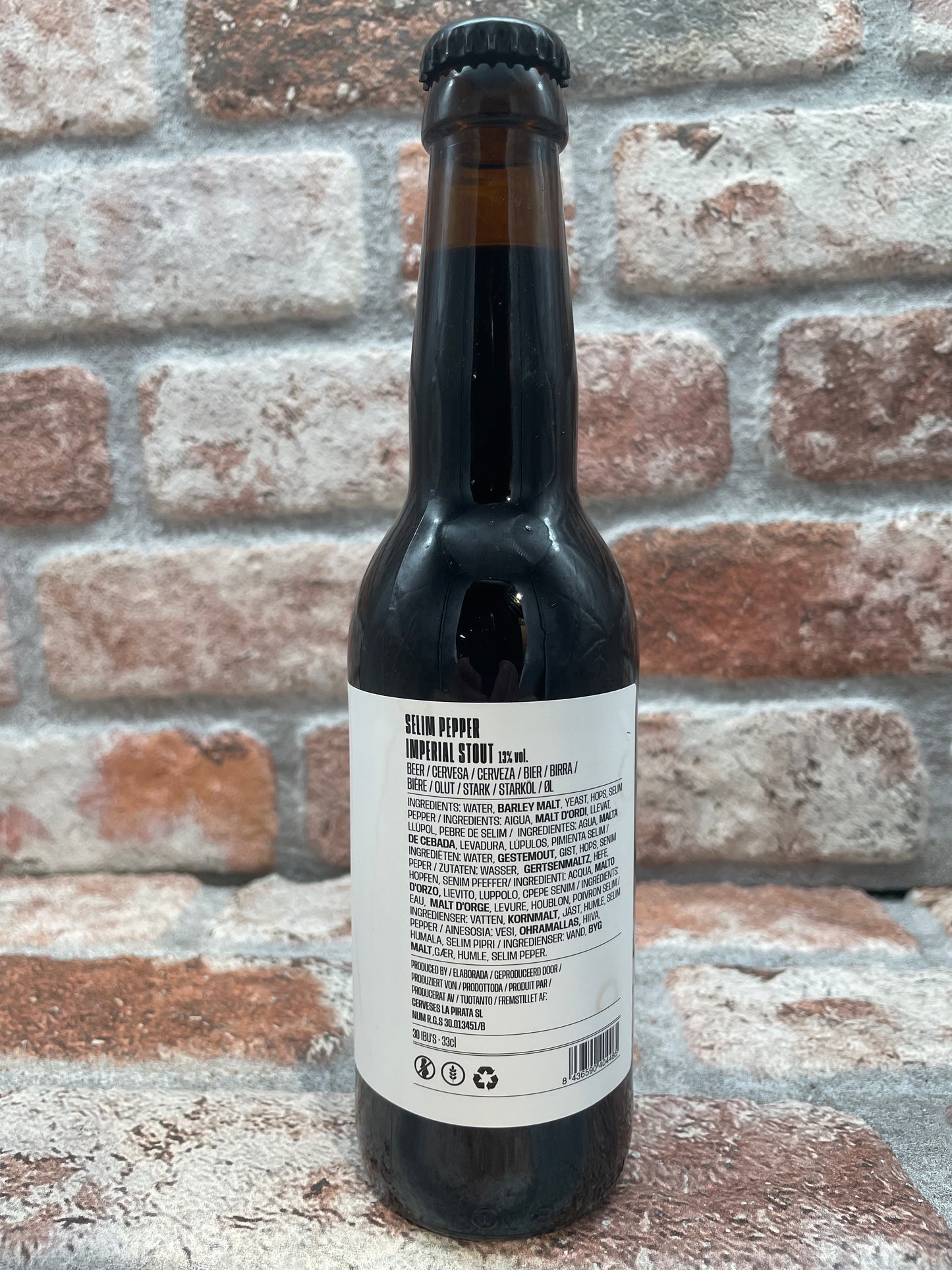 Menno Olivier Series 1 : Selim Pepper Stout - 33 CL