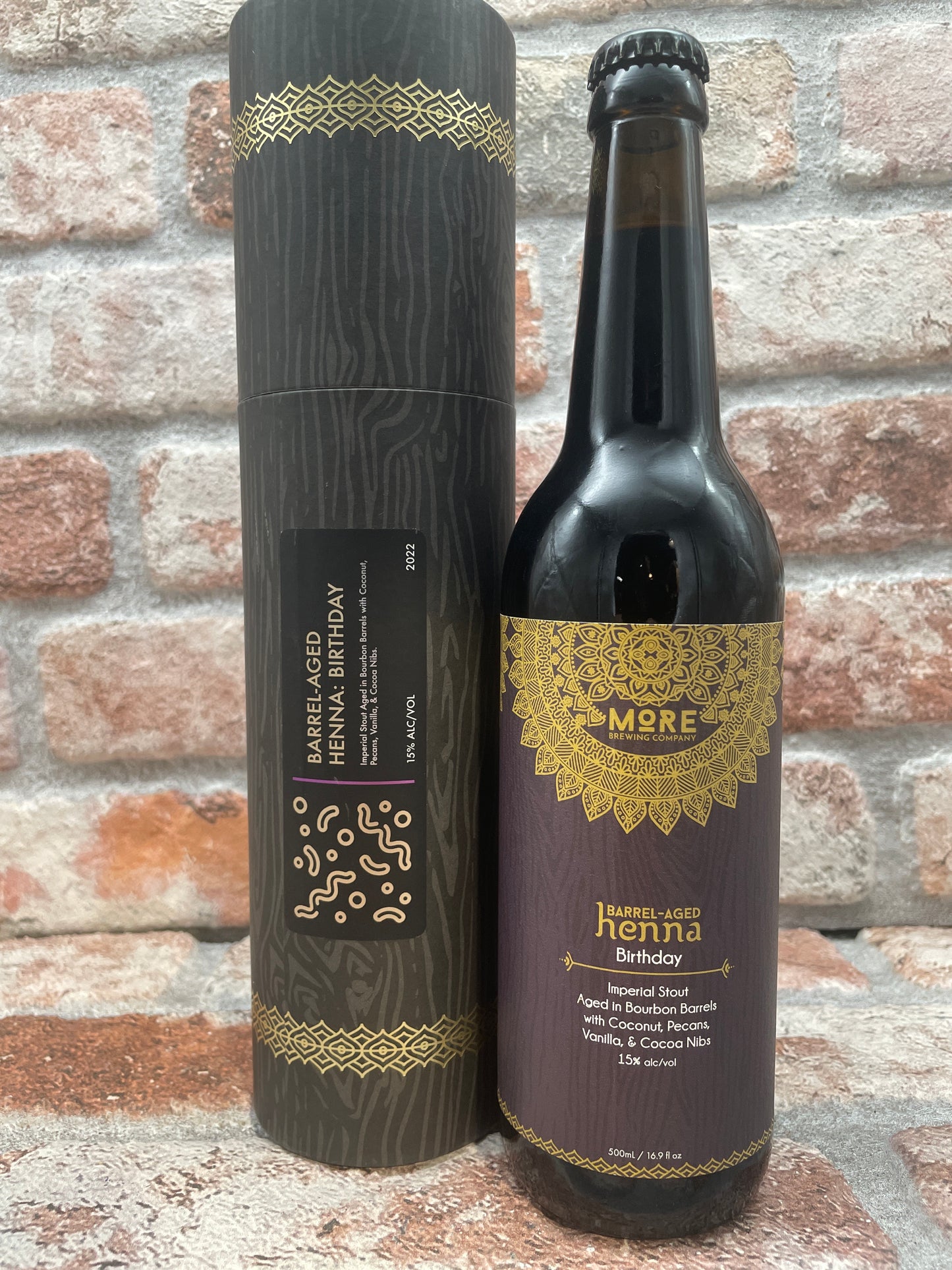 More Brewing Barrel-Aged Henna: Birthday 2022 Stout - 50 CL