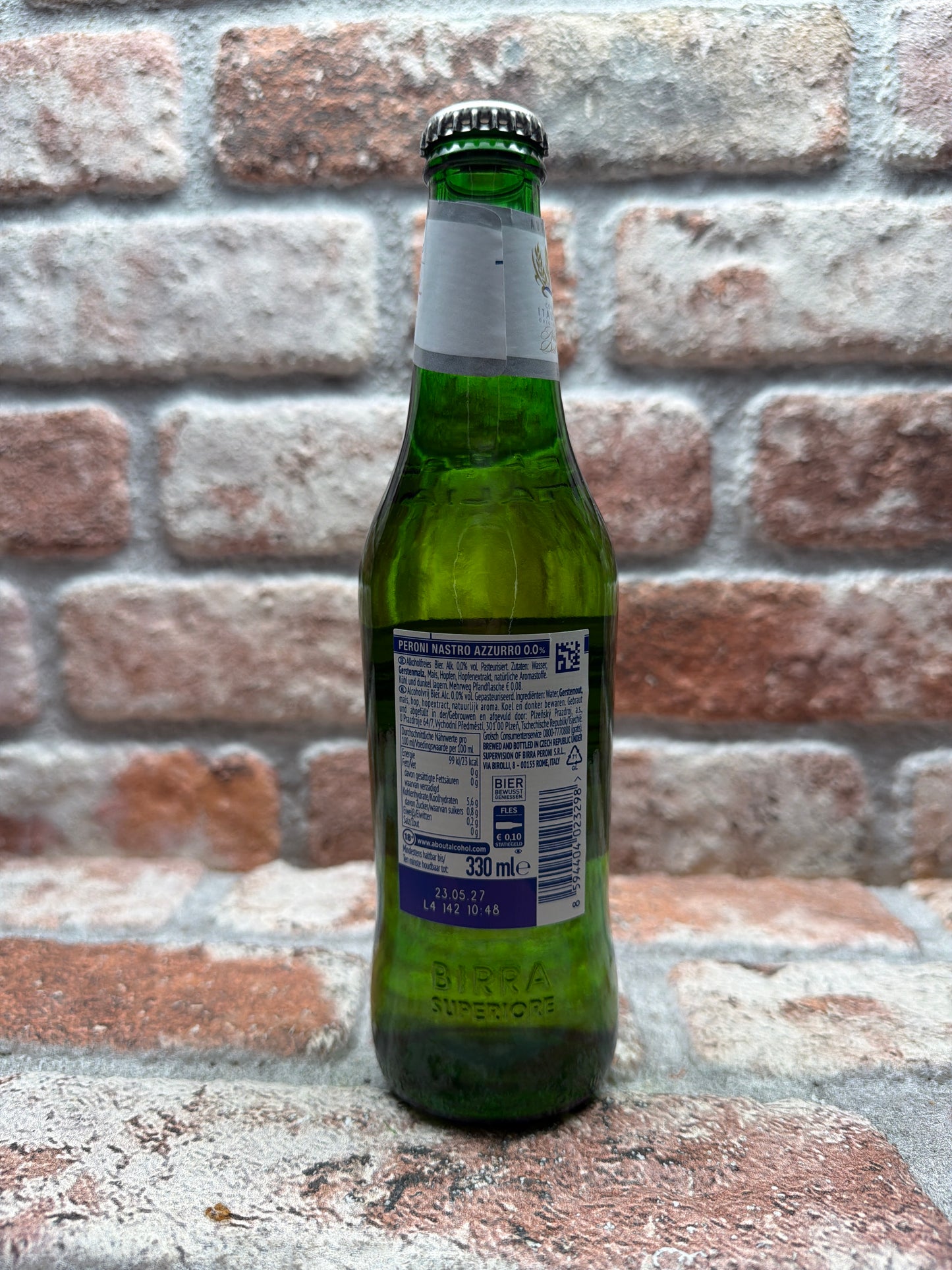 Birra Peroni Nastro Azzurro 0,0% Senza Alcol Blond - 33 CL