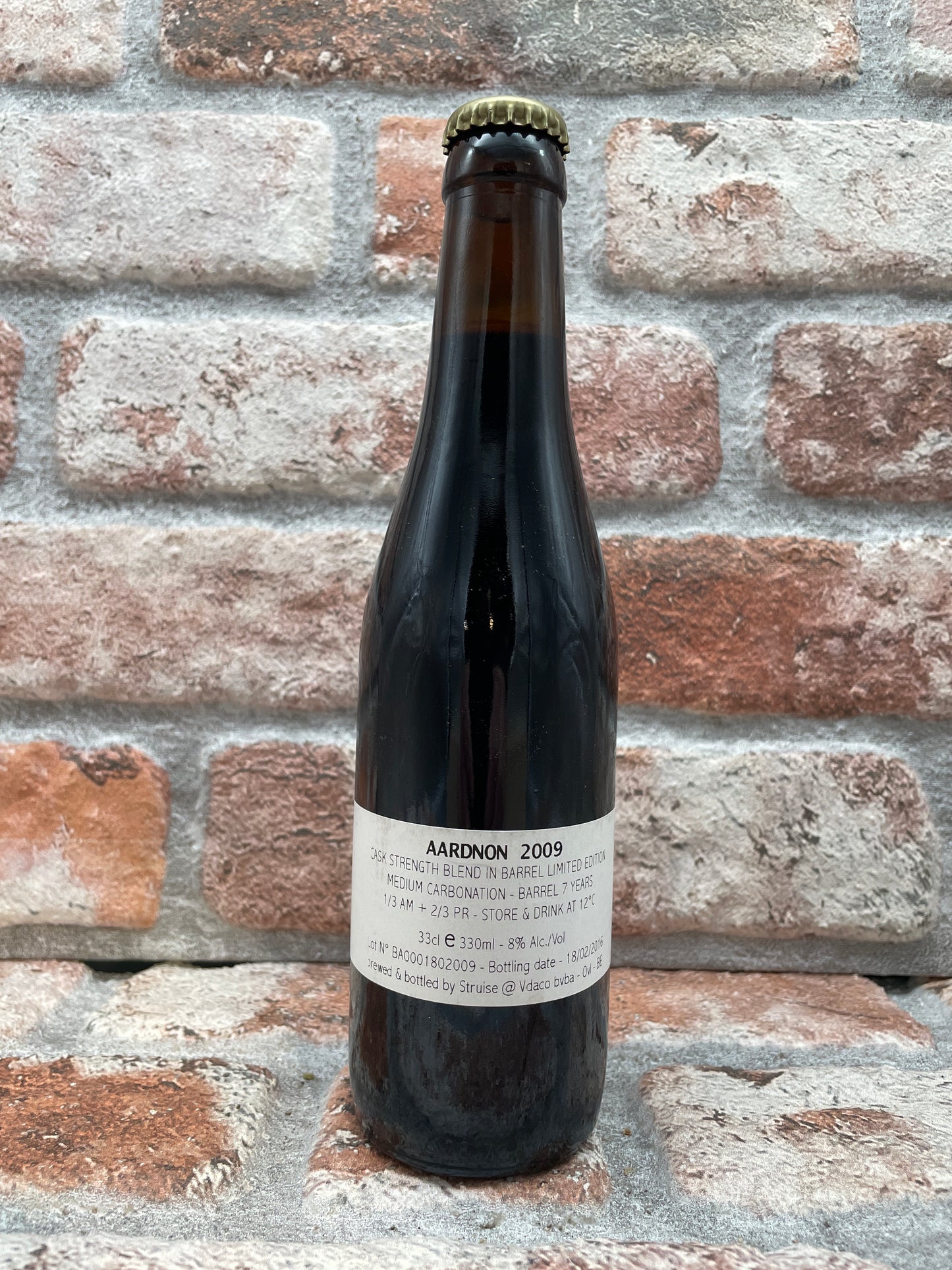 The Struise Brewers Aardnon / Earthnun Cask Strength 2009 - 33 CL