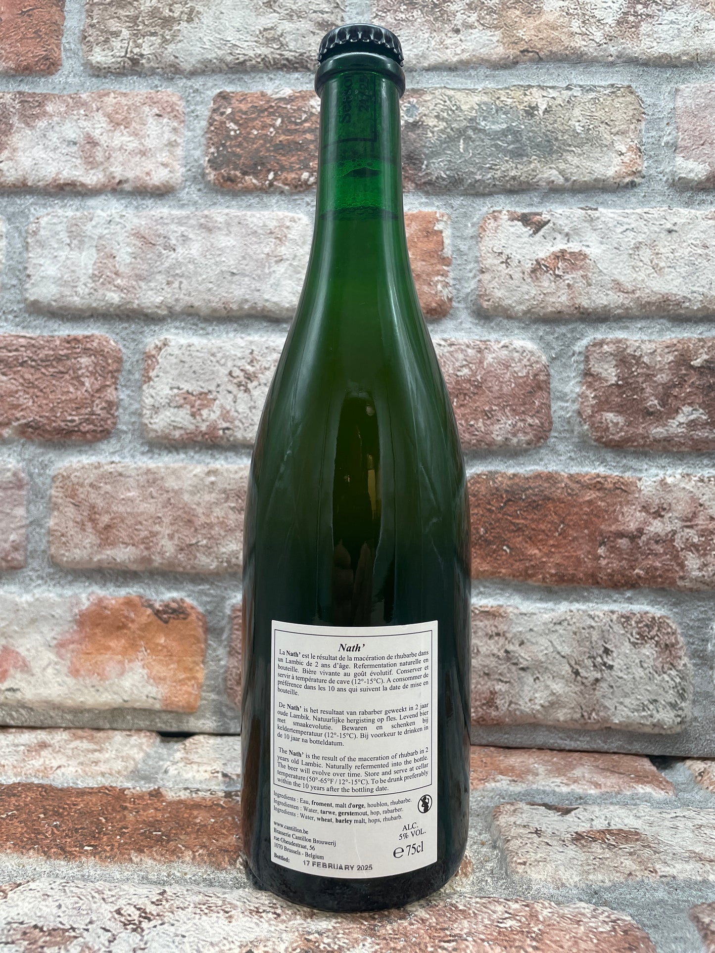 Cantillon Nath (BD 17-02-25) 2024 Lambic/Geuze - 75 CL