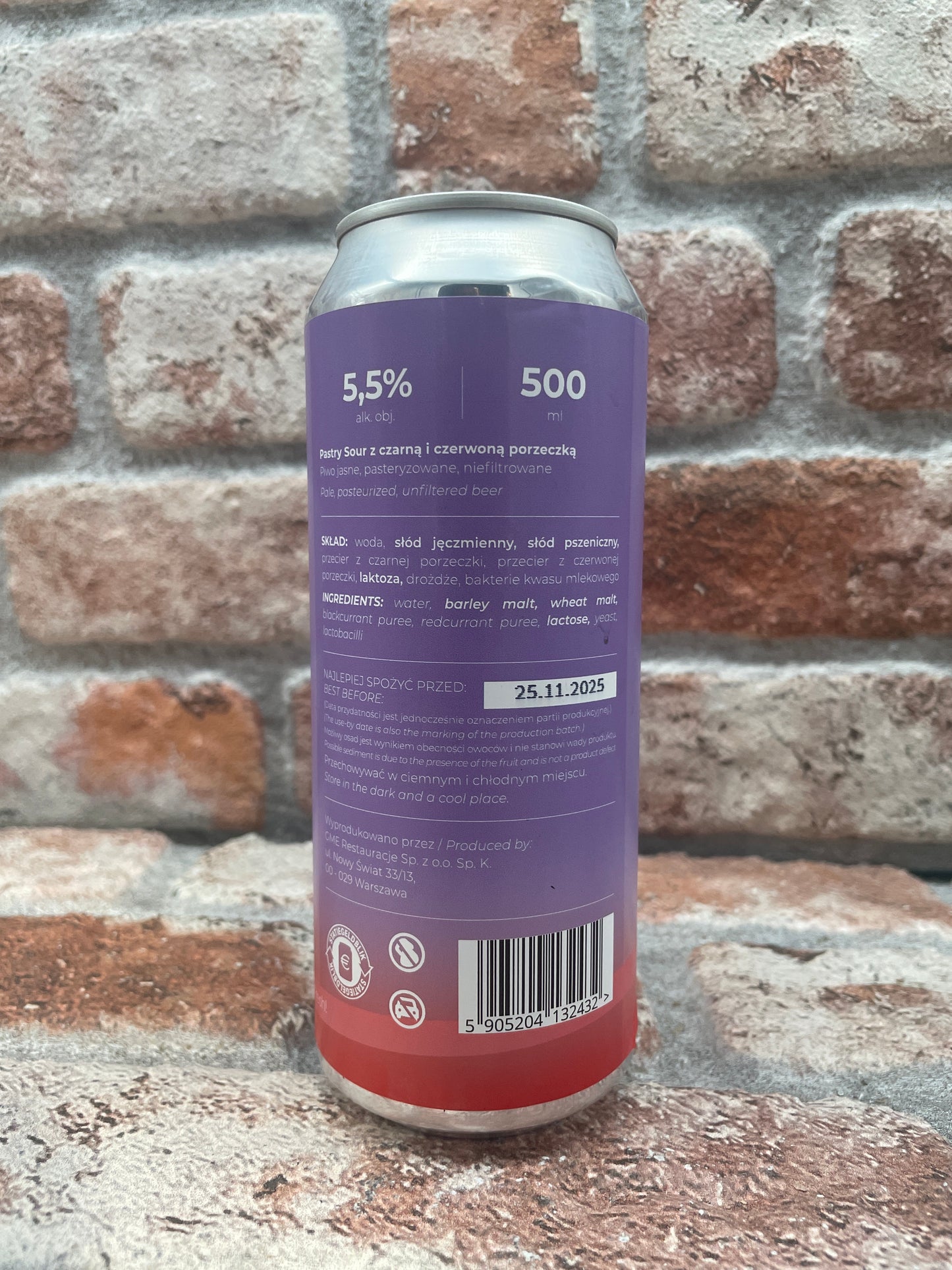 Magic Road Pretty Blaccurrant & Redcurrant Sour - 50 CL