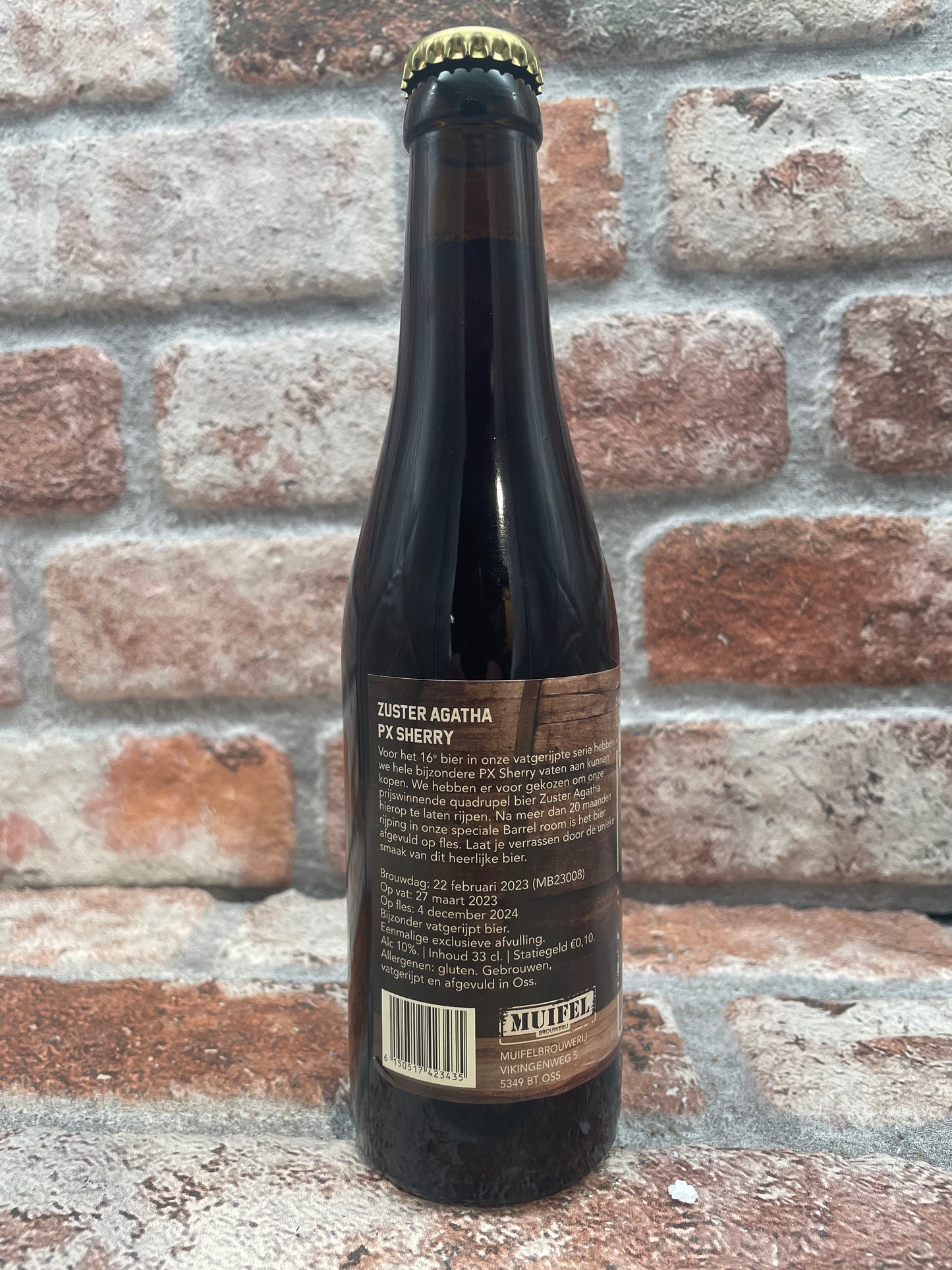 Muifel Brouwerij Vatgerijpt #16 Zuster Agatha PX Sherry Quadrupel - 33 CL