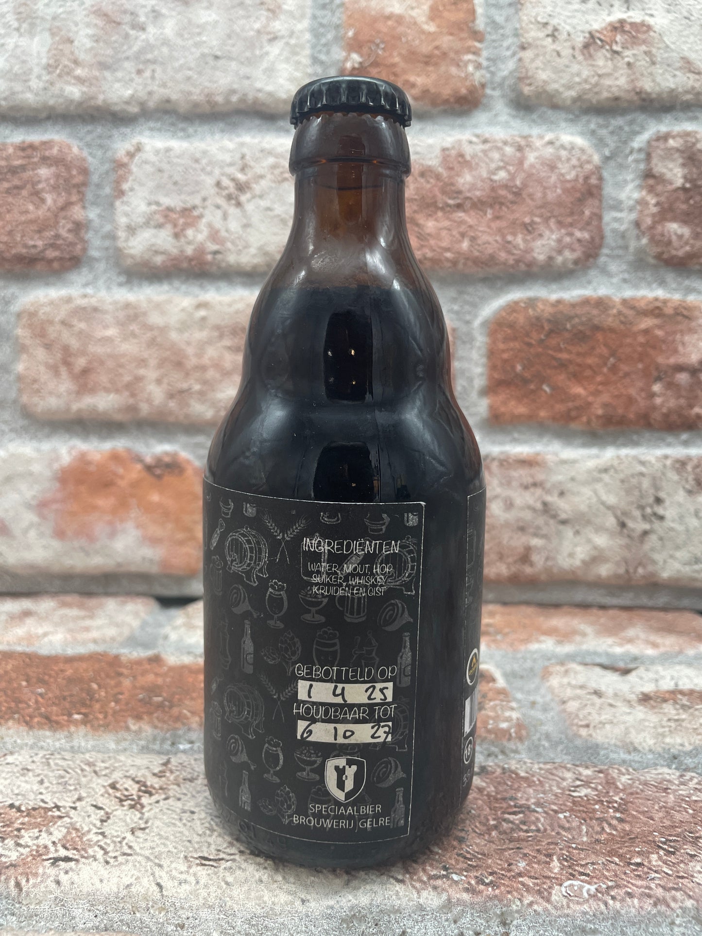 Special beer Brouwerij Gelre Zwoare Toei Whiskey Infused Quadrupel - 33 CL