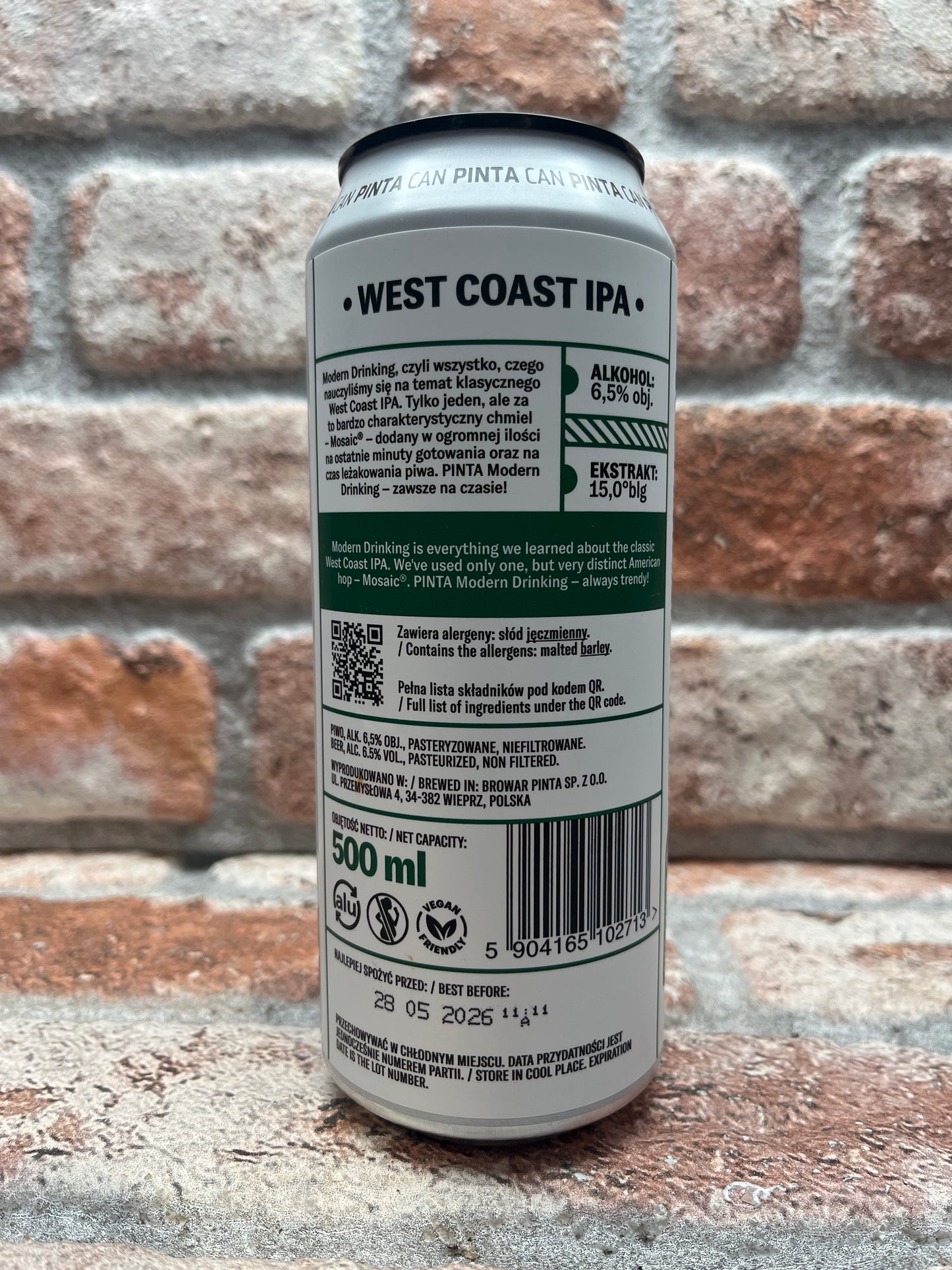 Pinta Modern Drinking West Coast IPA - 50 CL