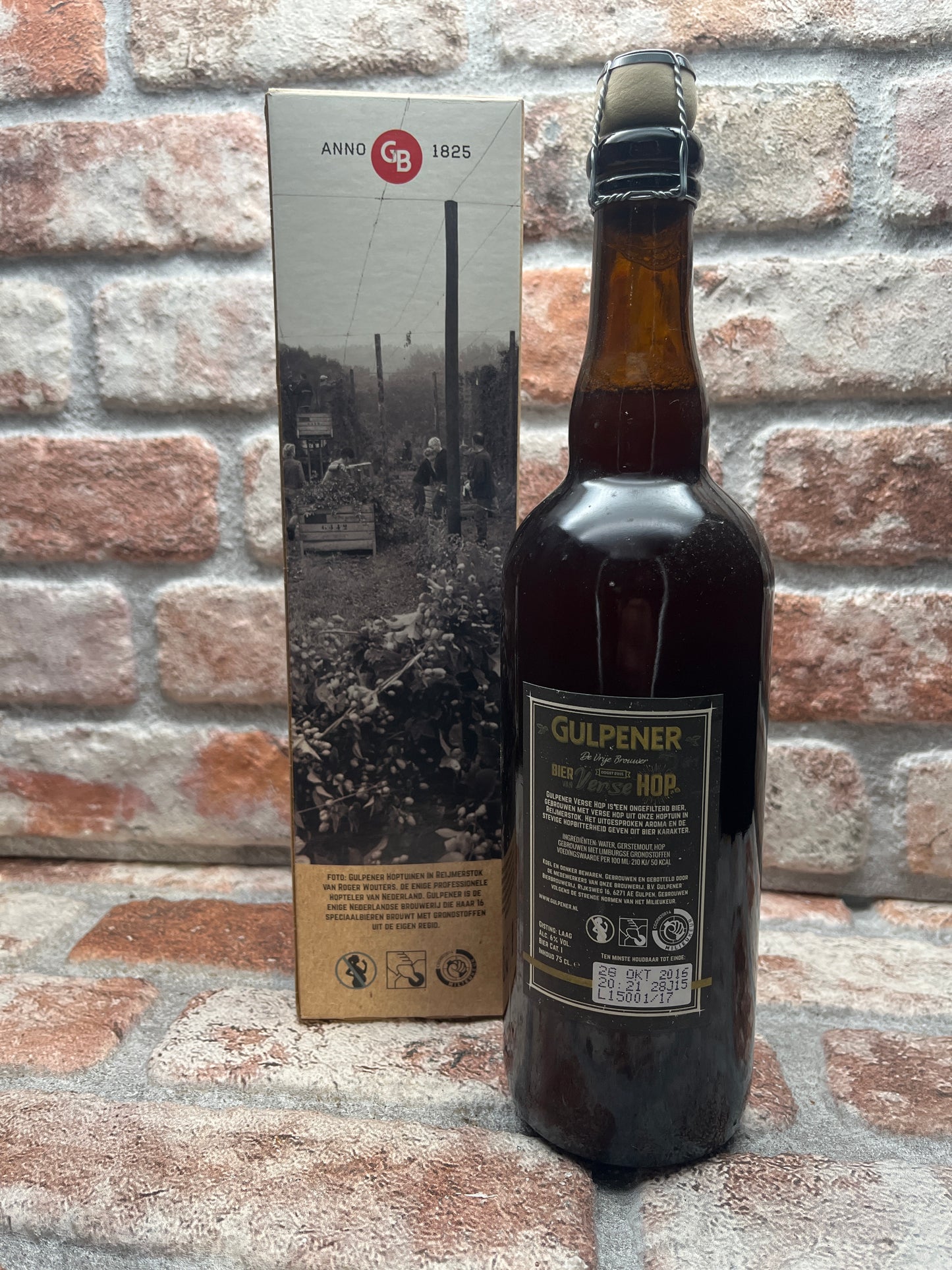 Gulpener Beer from Fresh Hops 2015 Lager - 75 CL