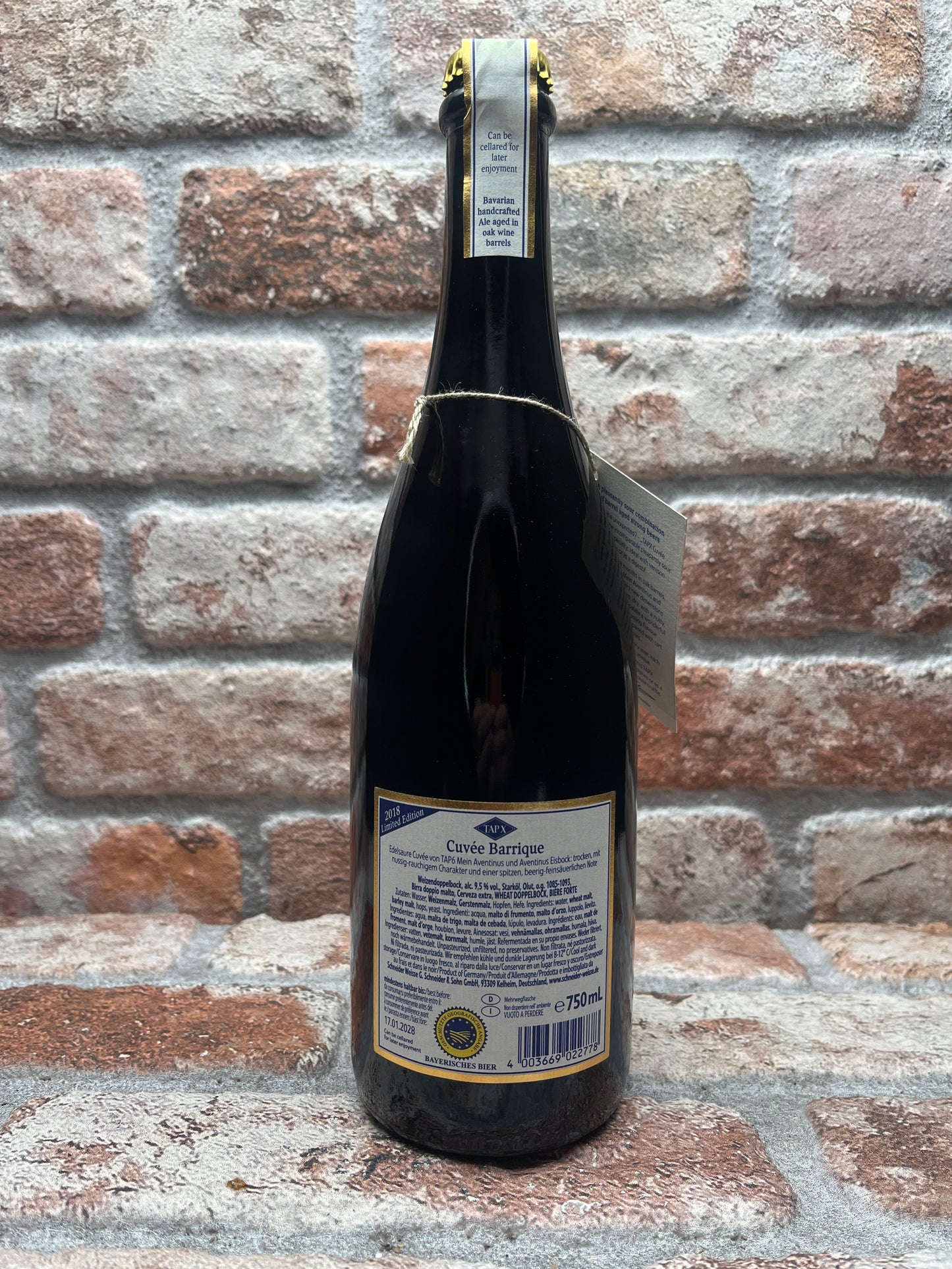 Schneider Weisse Cuvée Barrique 2018 Bock - 75 CL