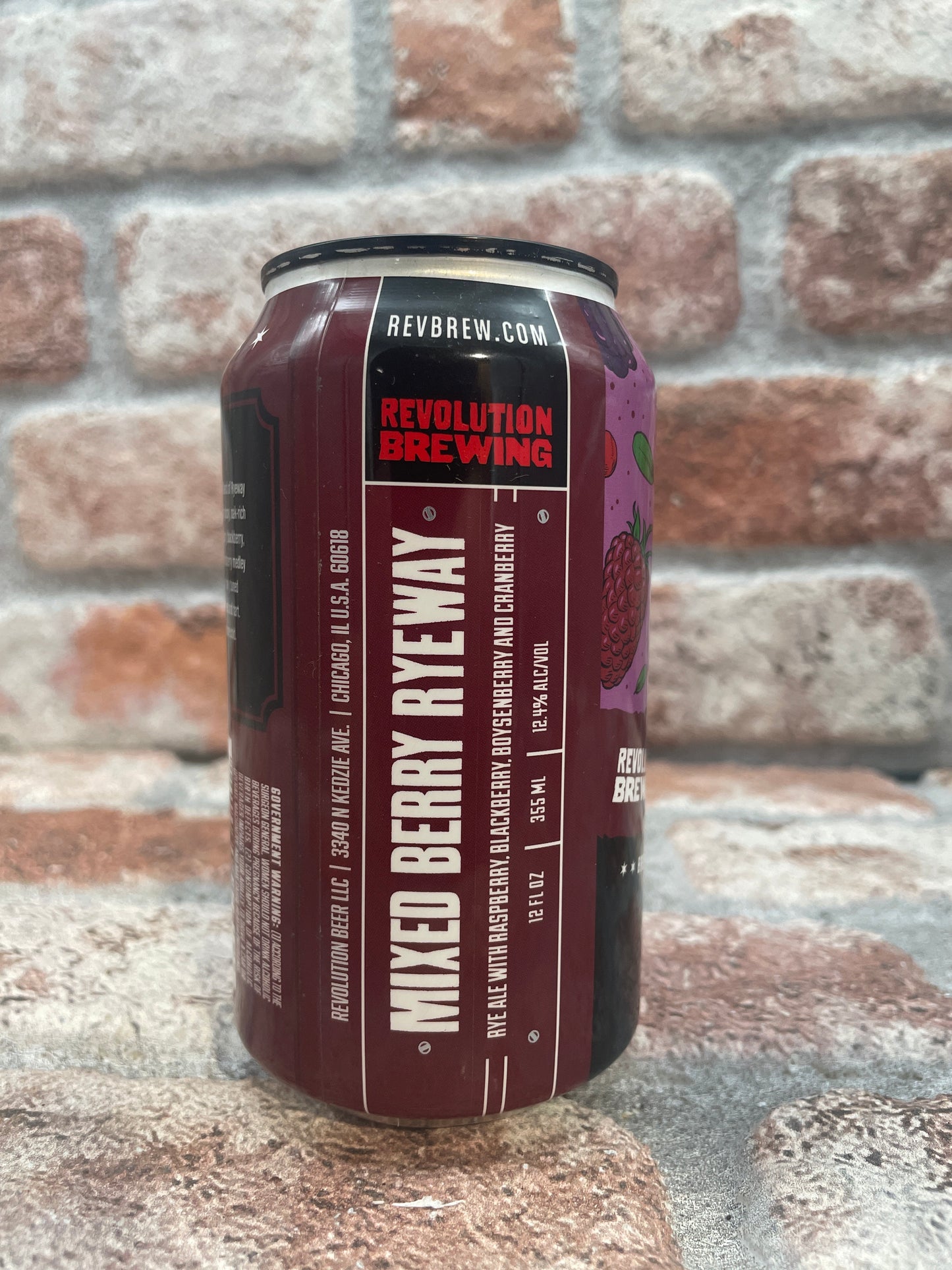 Revolution Mixed Berry Ryeway Rye 2020 Ale - 33 CL