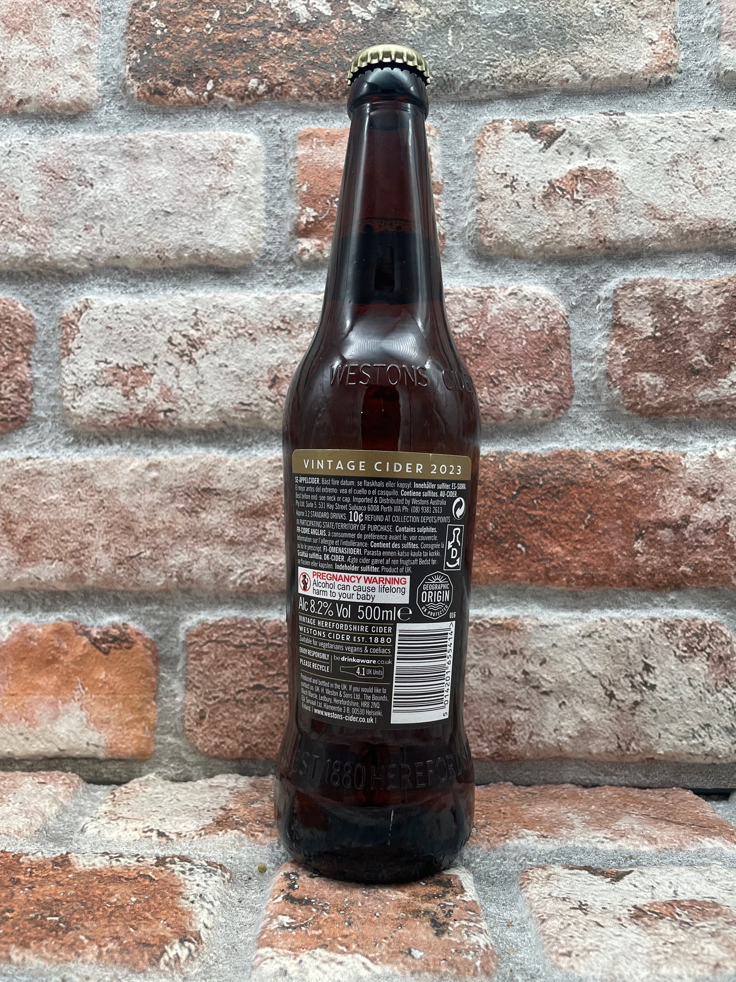 Henry Westons Medium Dry Vintage Cider - 50 CL