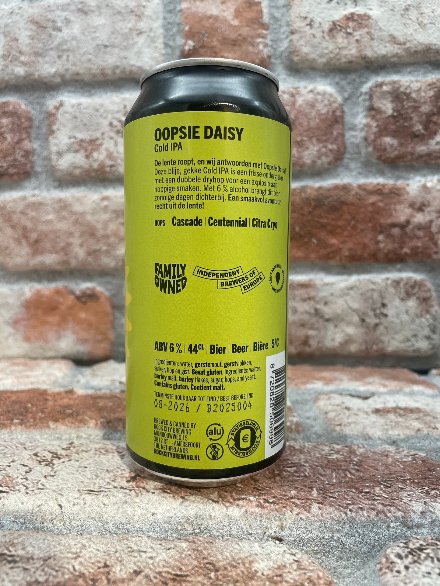 Rock City Oopsie Daisy Cold IPA - 44 CL