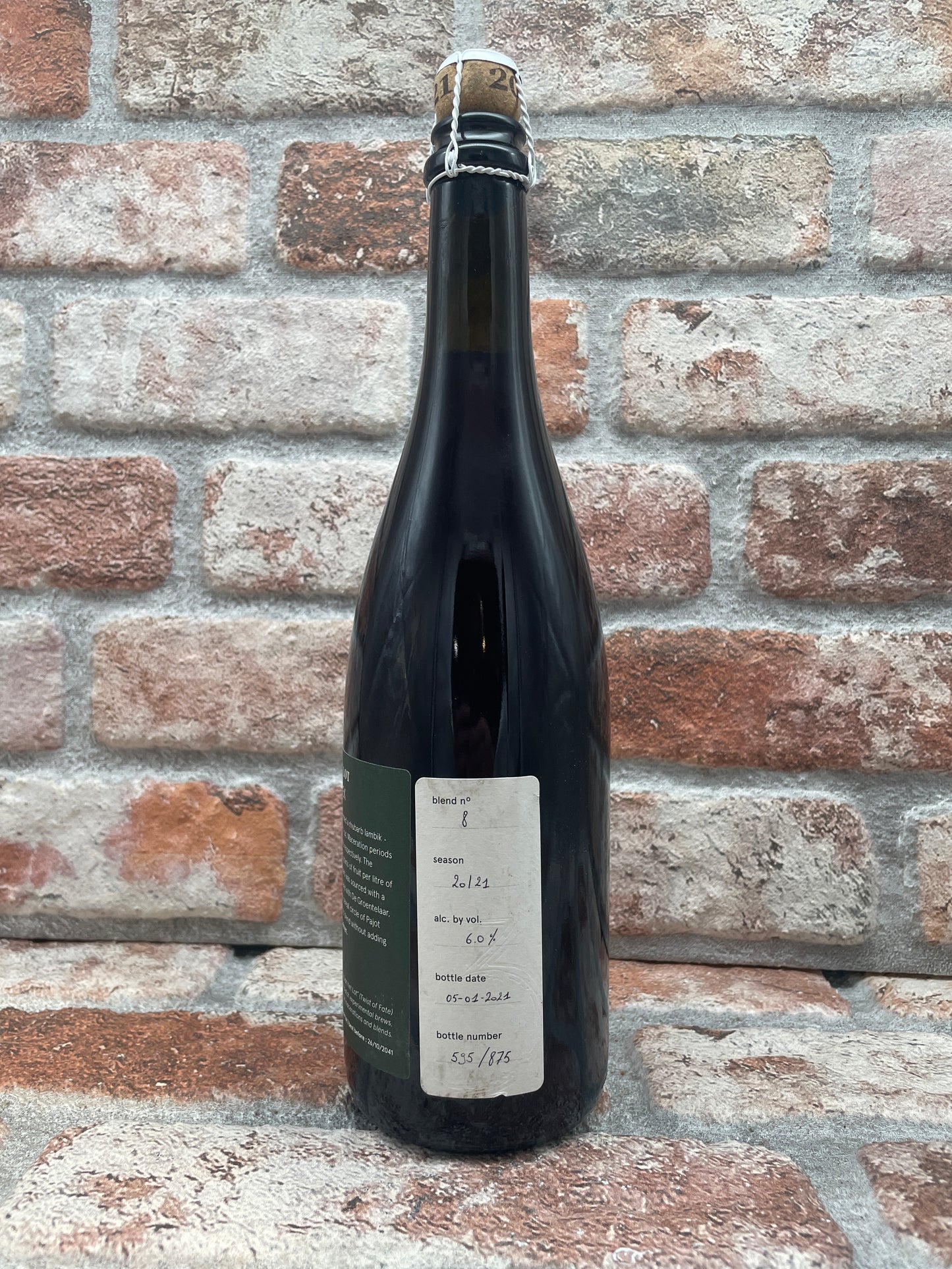 3 Fountains Twist of Fate XVI.iv: Rhubarb + Kriek 2021 Lambic/Geuze - 75 CL