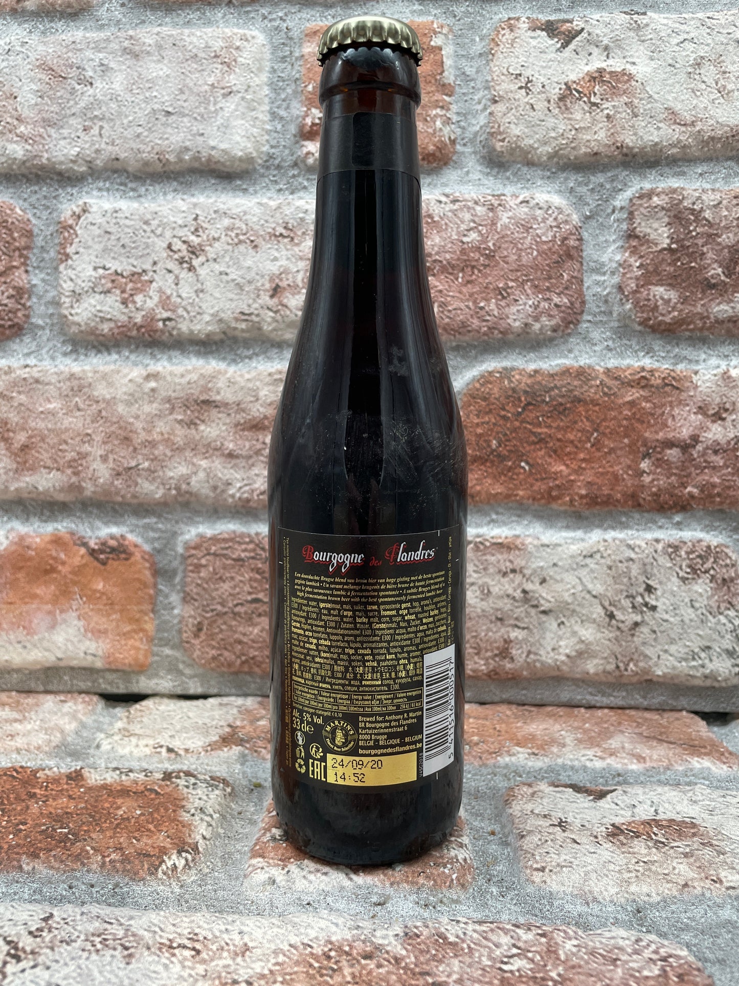 Bourgogne des Flandres Brune 2018 Lambiek/Geuze - 33 CL