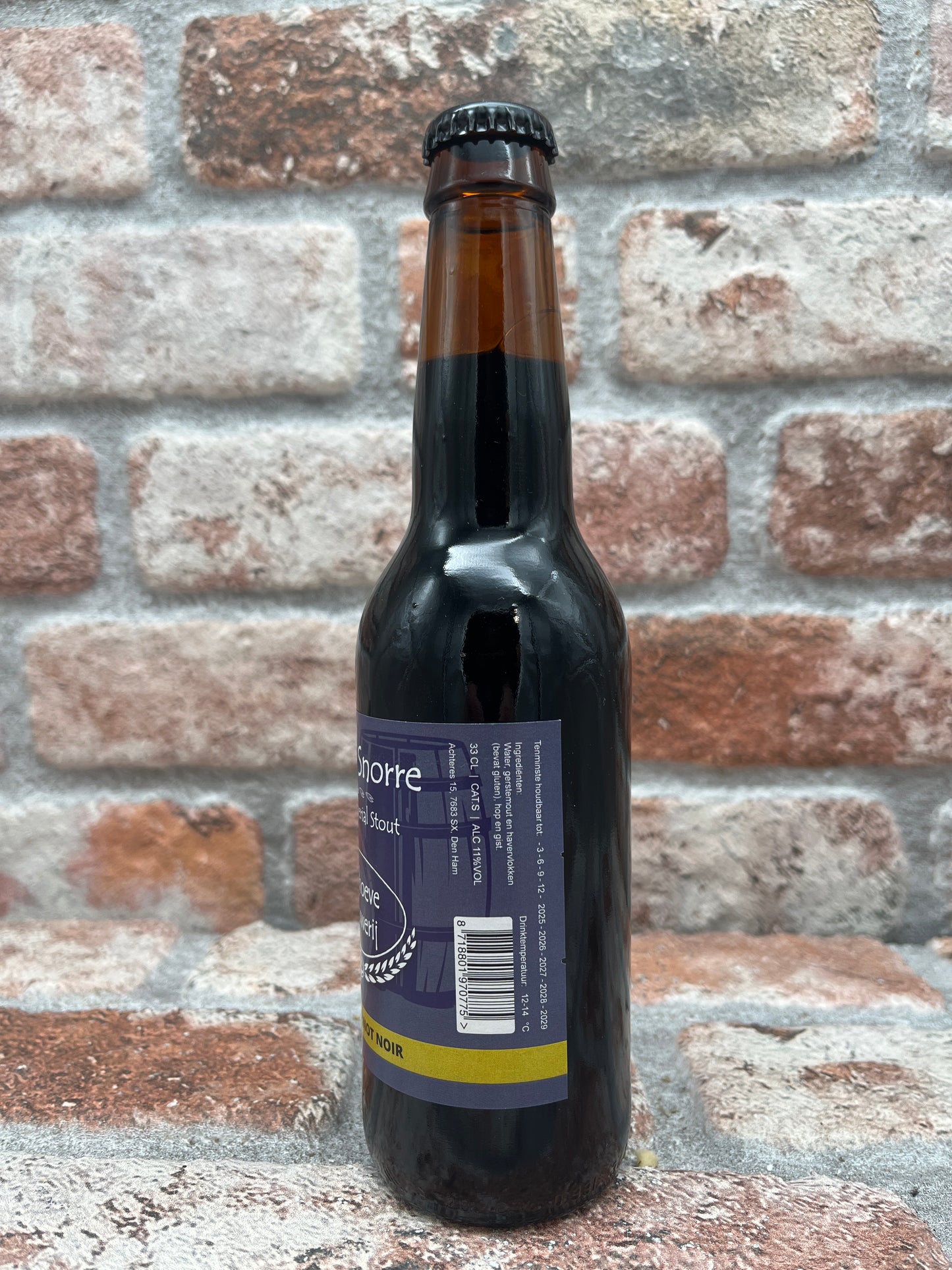 Berghoeve VAT#35 Zwarte Snorre Barrel Aged Pinot Noir Stout - 33 CL