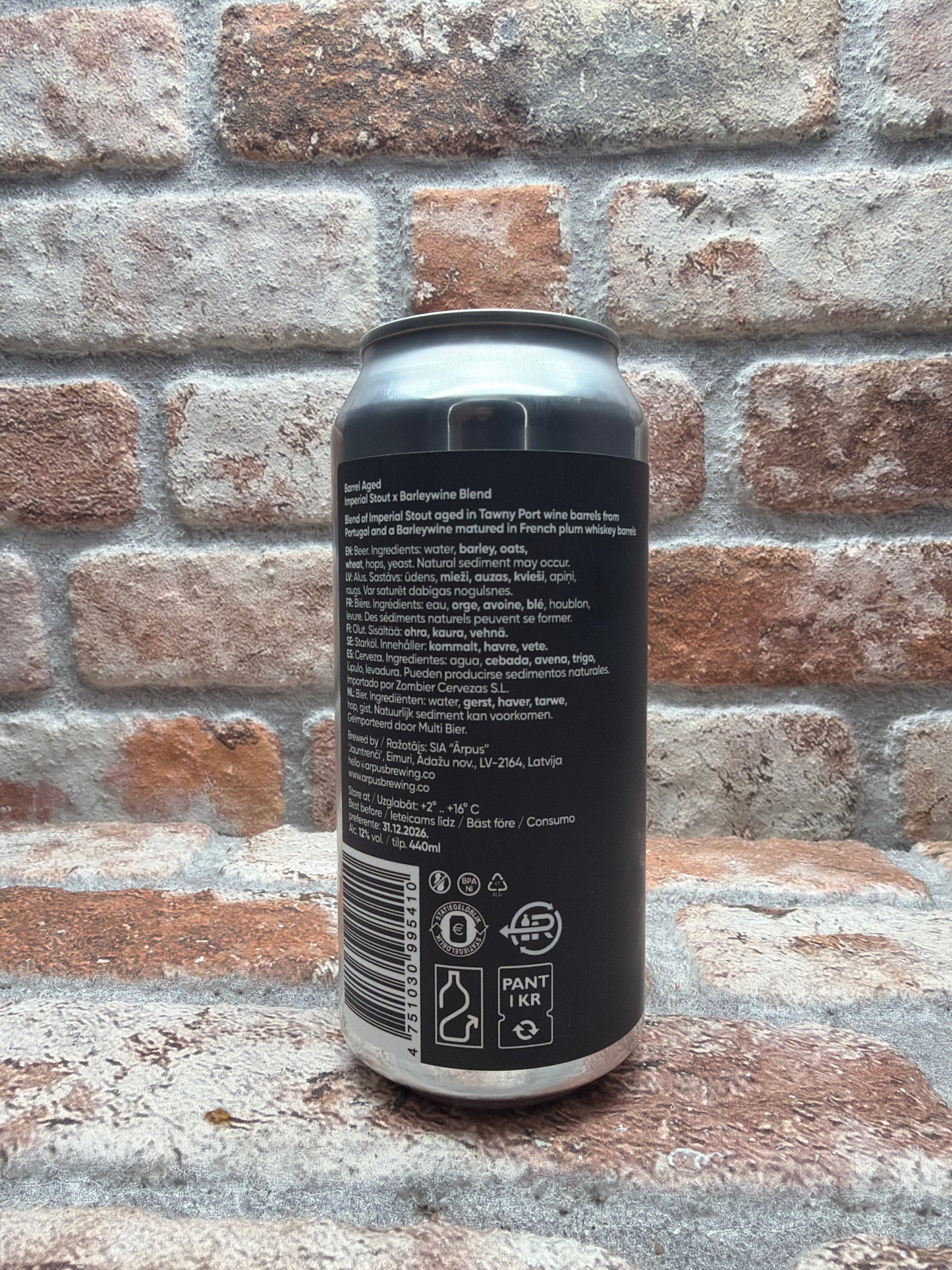 Ãrpus 8 Year Anniversary Barrel Aged Imperial Stout Barleywine Blend - 44 CL