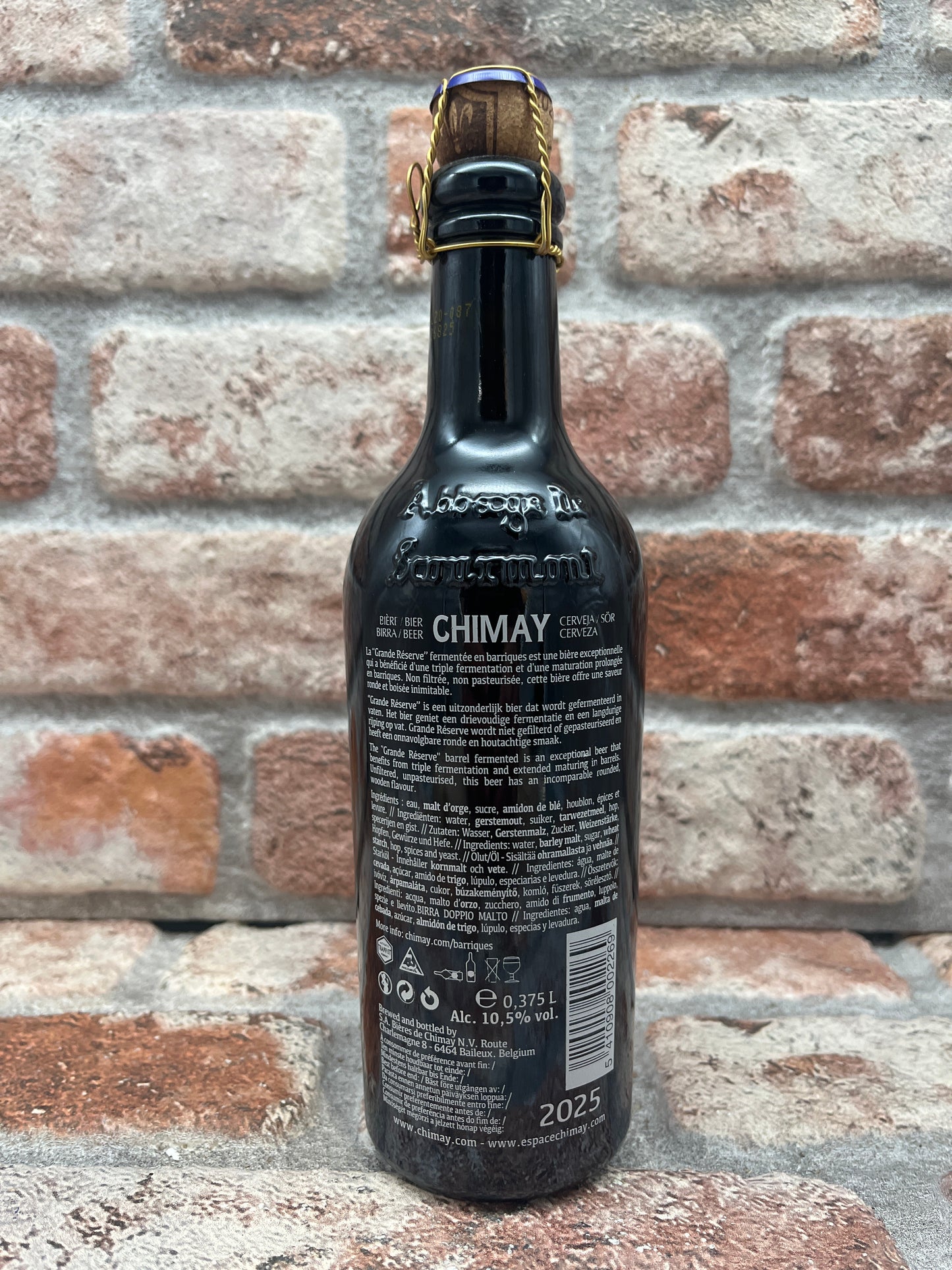 Chimay Grande Réserve Fermentee En Barriques - Chene Francais, Chene Américain, Armagnac (02/2020) Quadrupel - 37.5 CL