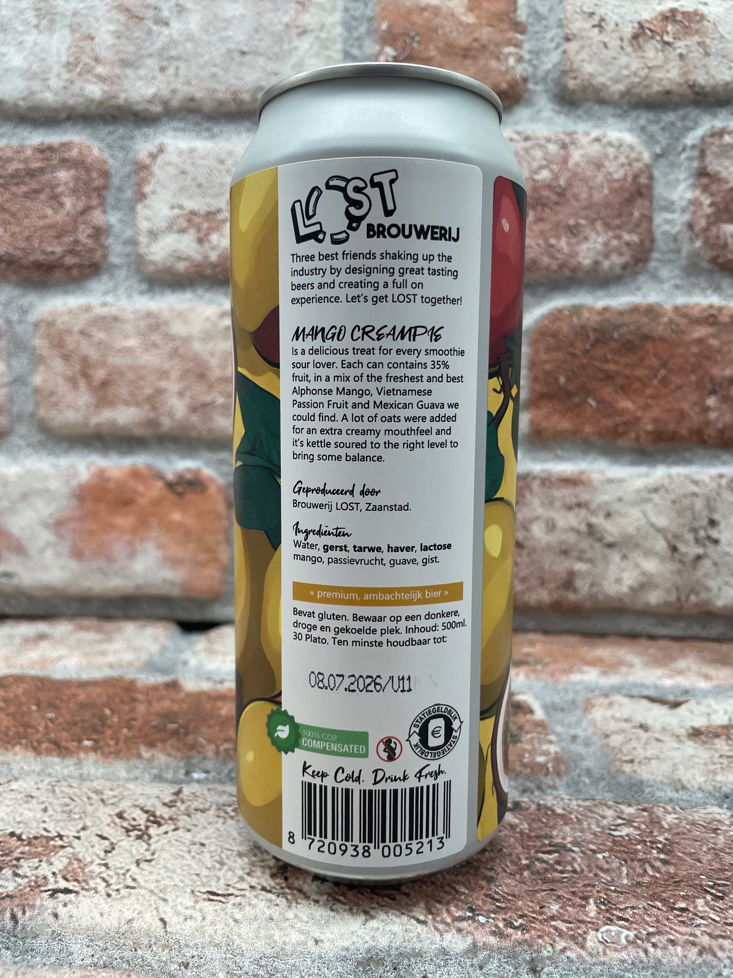 Brouwerij Lost Mango Creampie Smoothie Sour - 50 CL