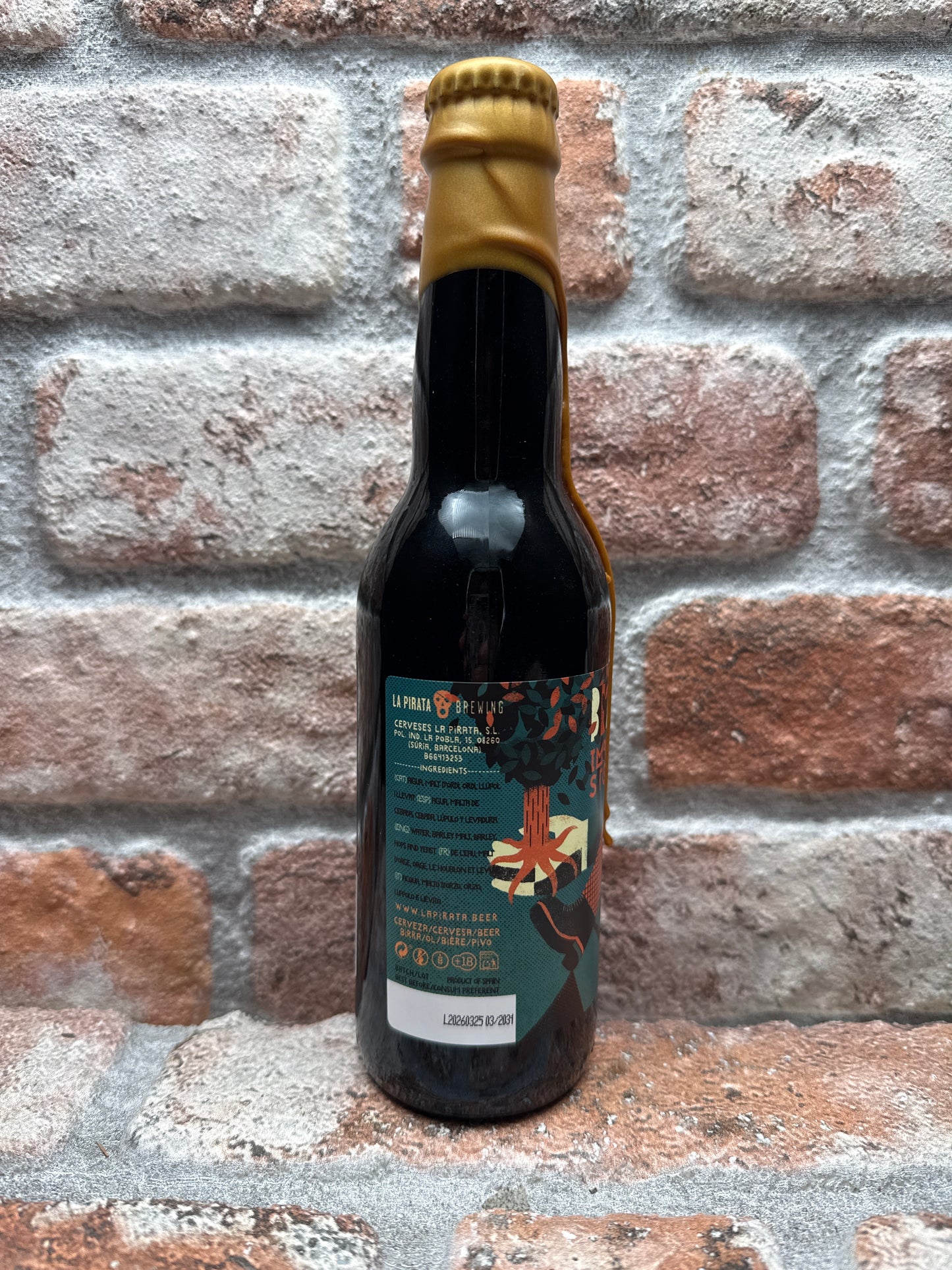 La Pirata Black Block Stout - 33 CL