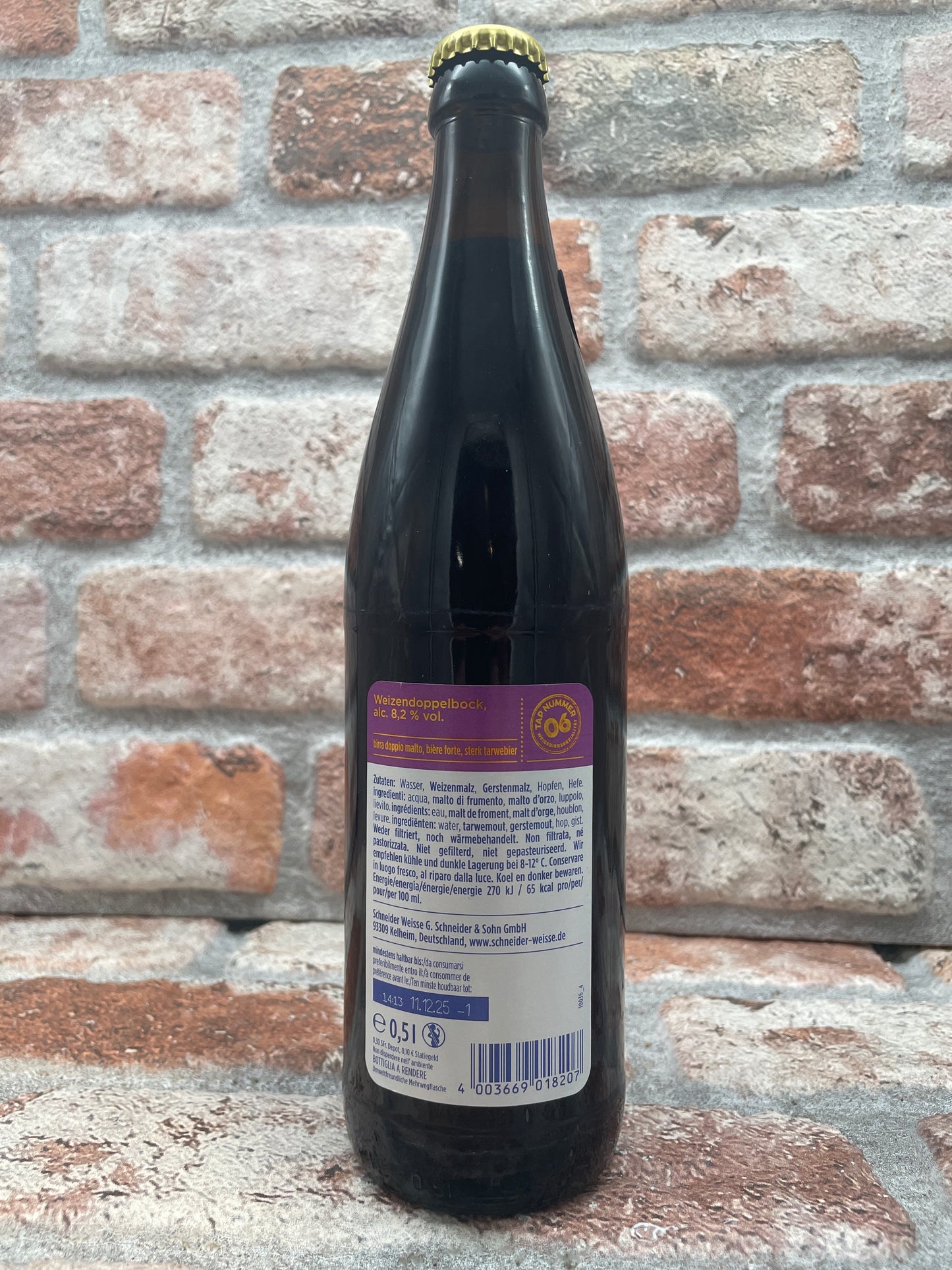 Schneider Weisse Aventinus (TAP06) Weizendoppelbock Weizen - 50 CL