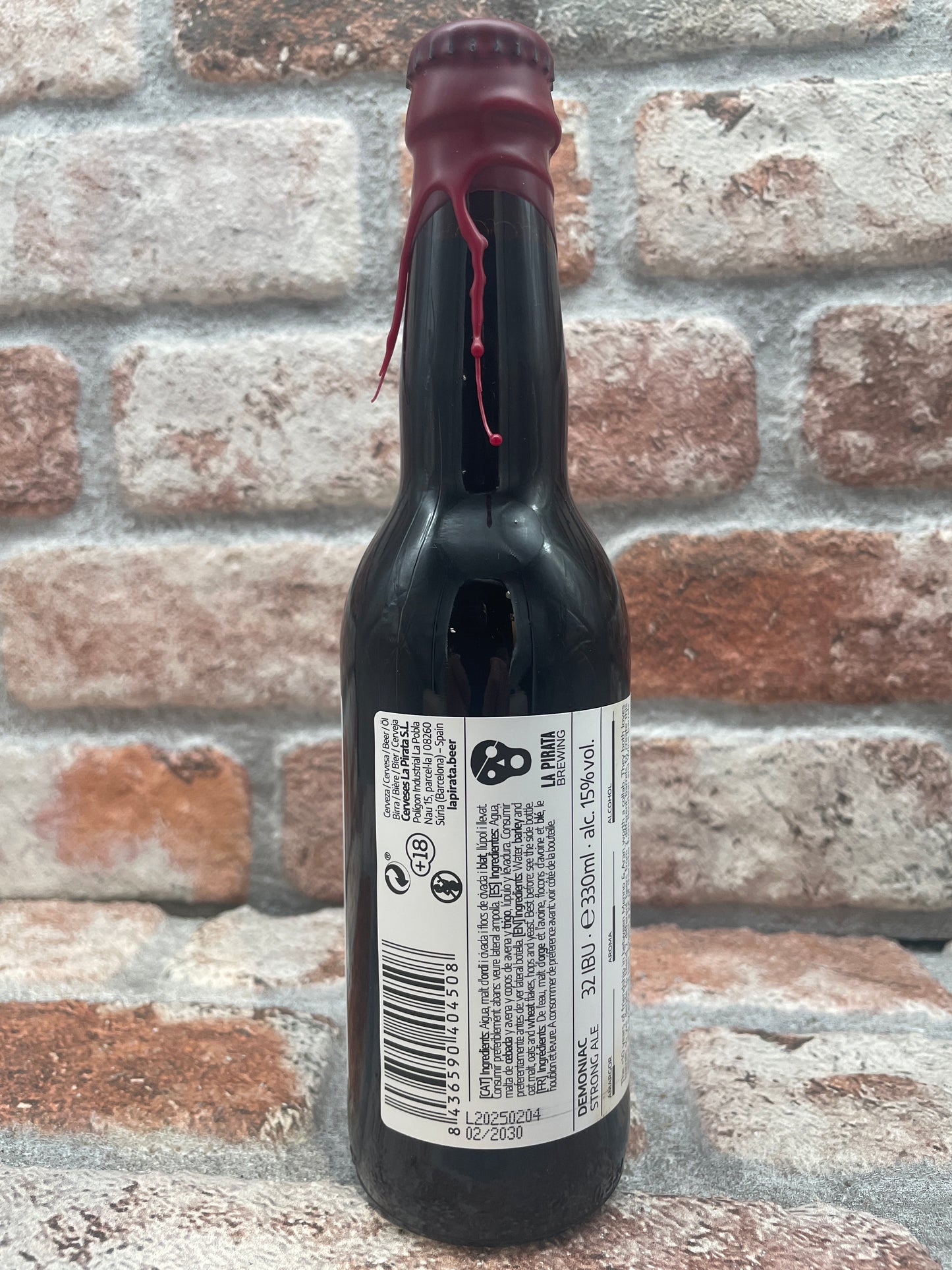 La Pirata Demoniac Strong Ale - 33 CL