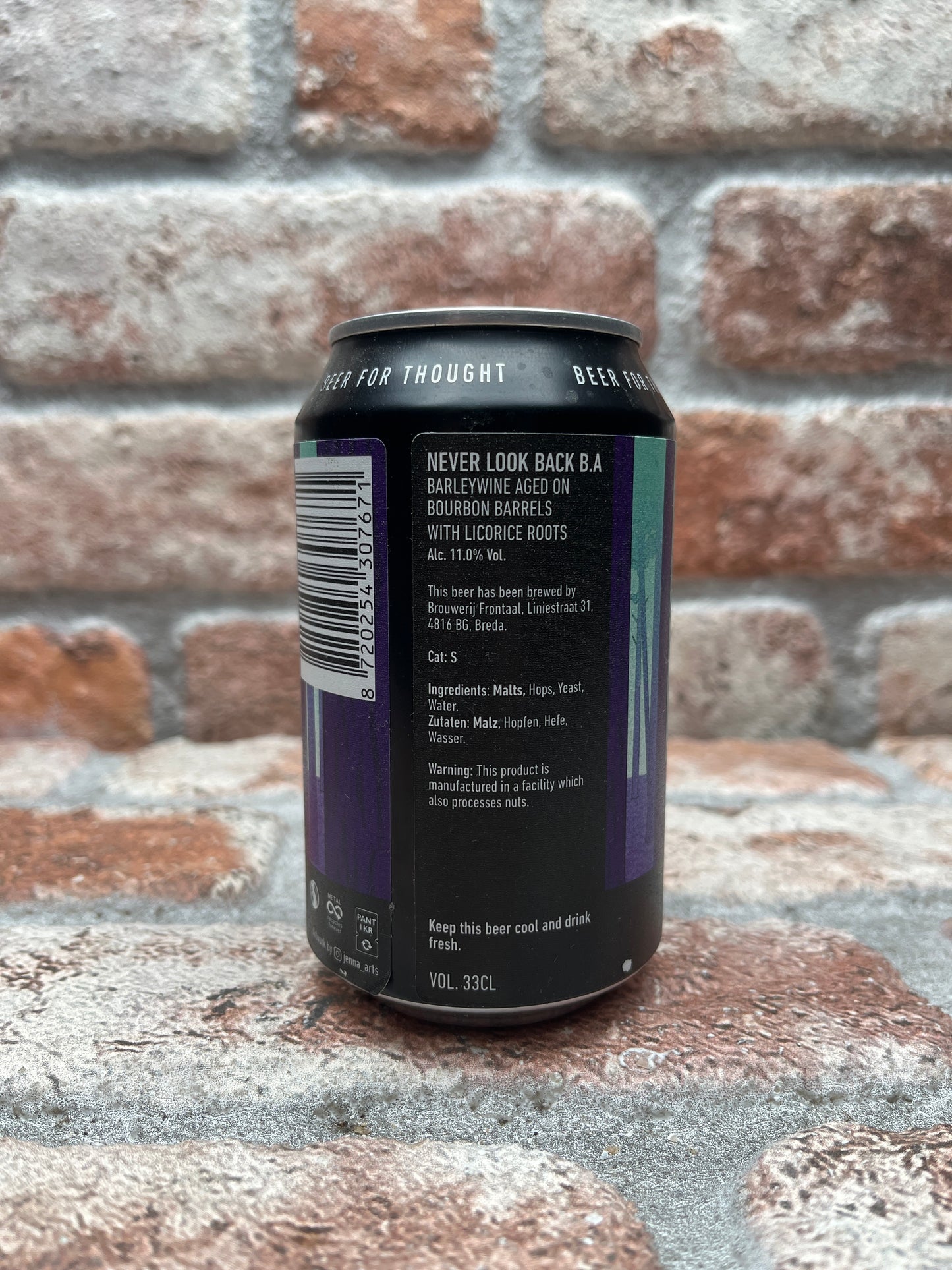 Frontaal Never Look Back B.A. 2021 Barleywine - 33 CL