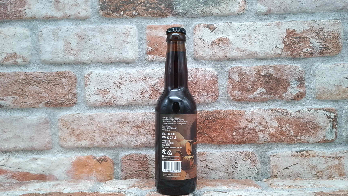 Brouwerij Hommeles Vatgerijpt BA Pedro Ximenez Quadrupel - 33 CL