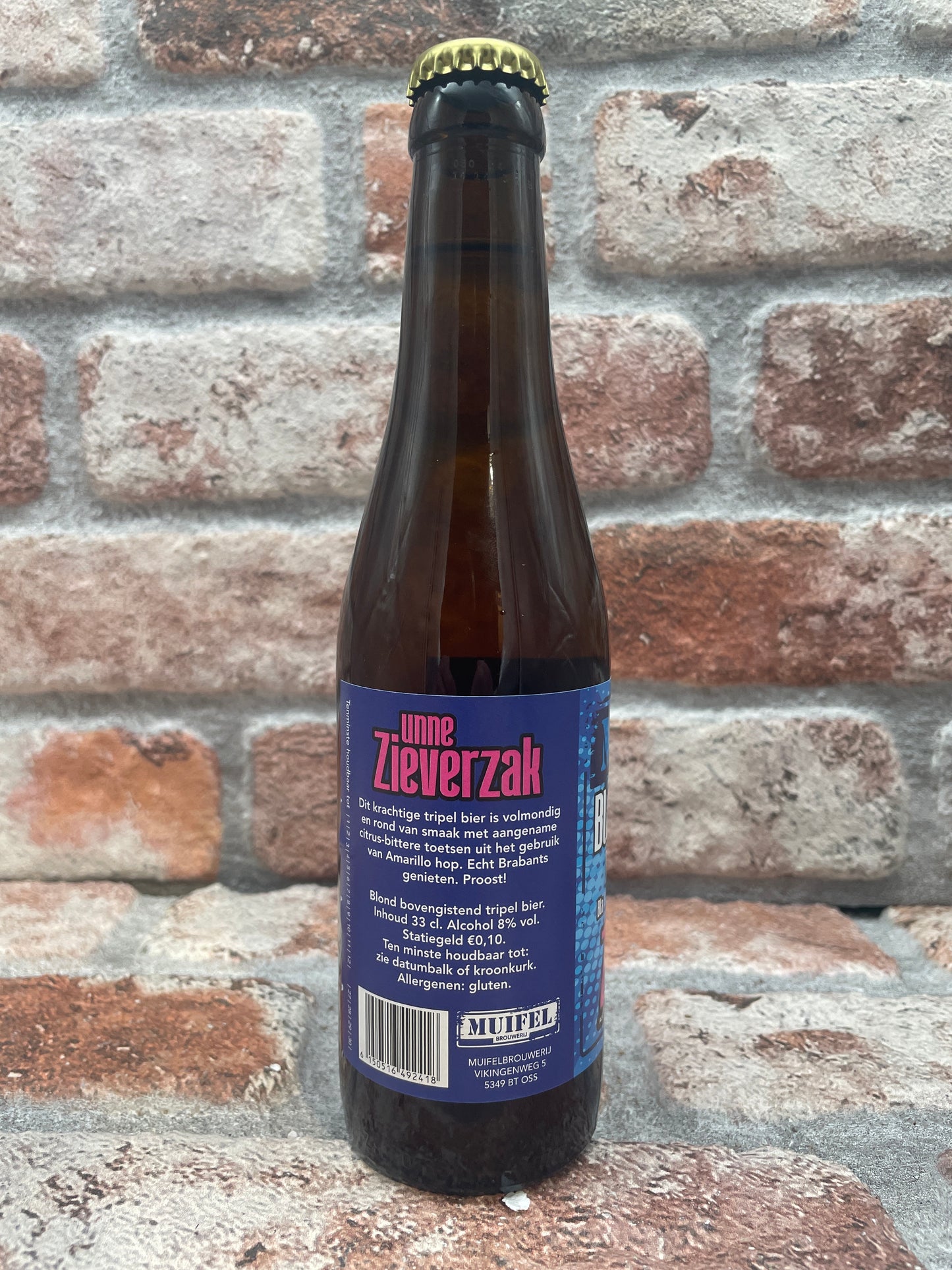 Muifel Brouwerij Unne Zieverzak Tripel - 33 CL