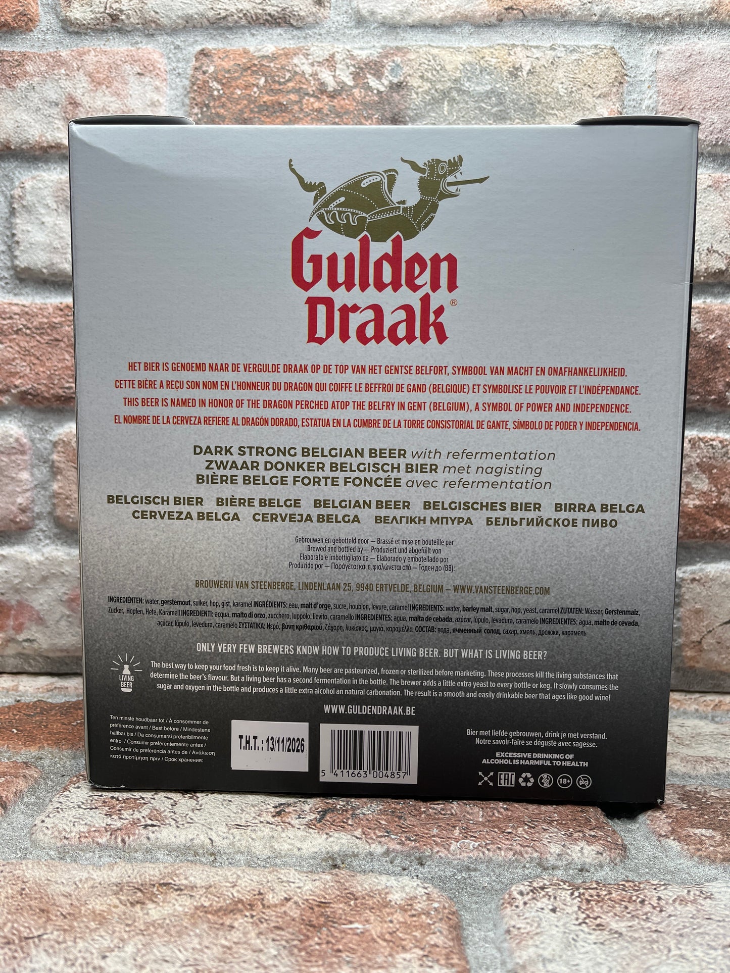 Gulden Draak 2 Beers With Glass Gift Package - 33 CL