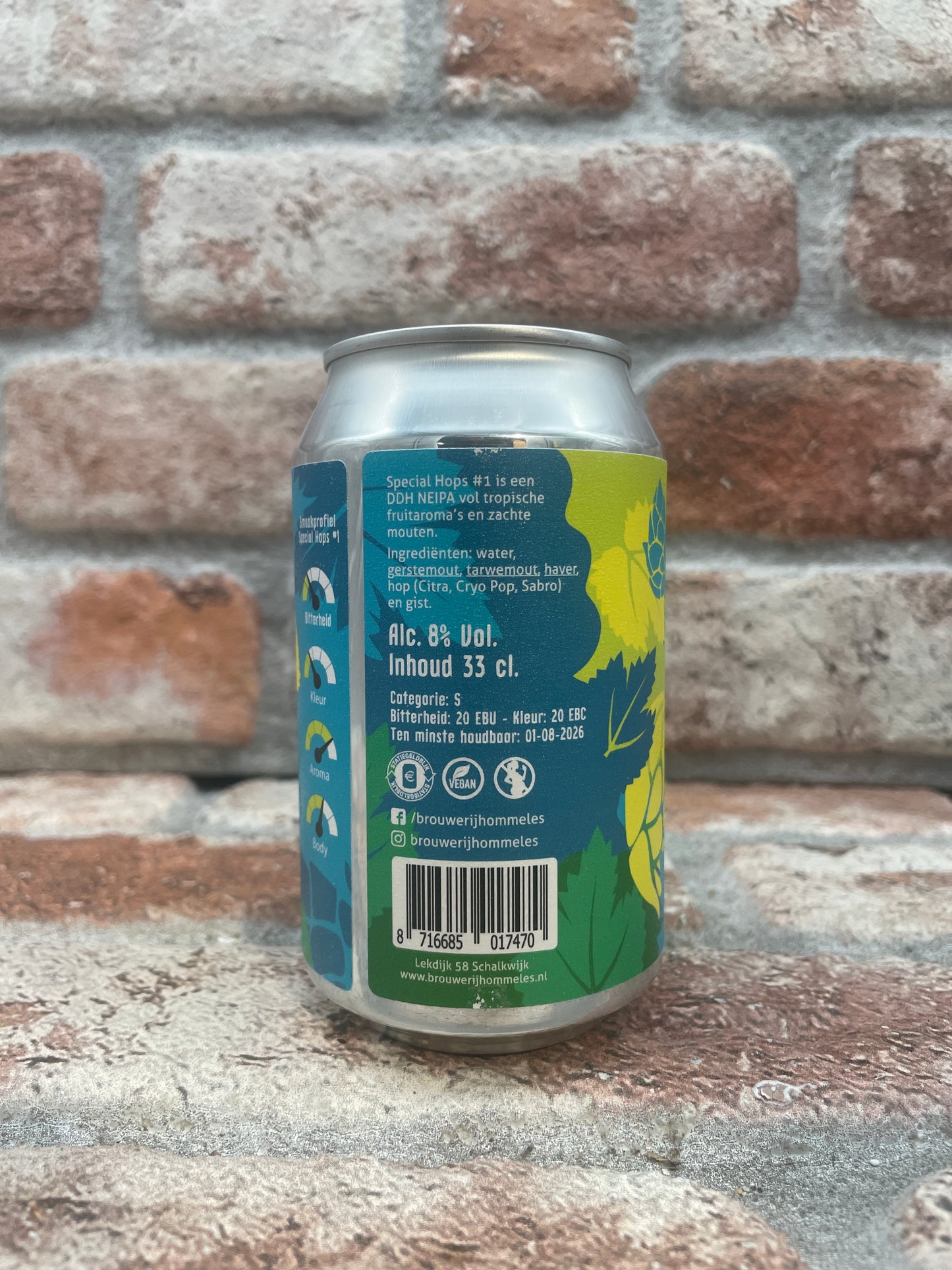 Brewery Hommeles Special Hops #1 IPA - 33 CL