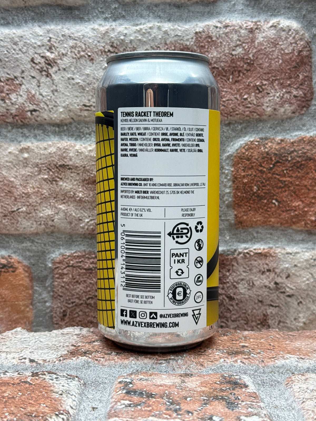 Azvex Brewing Company Tennis Racket Theorem IPA - 44 CL