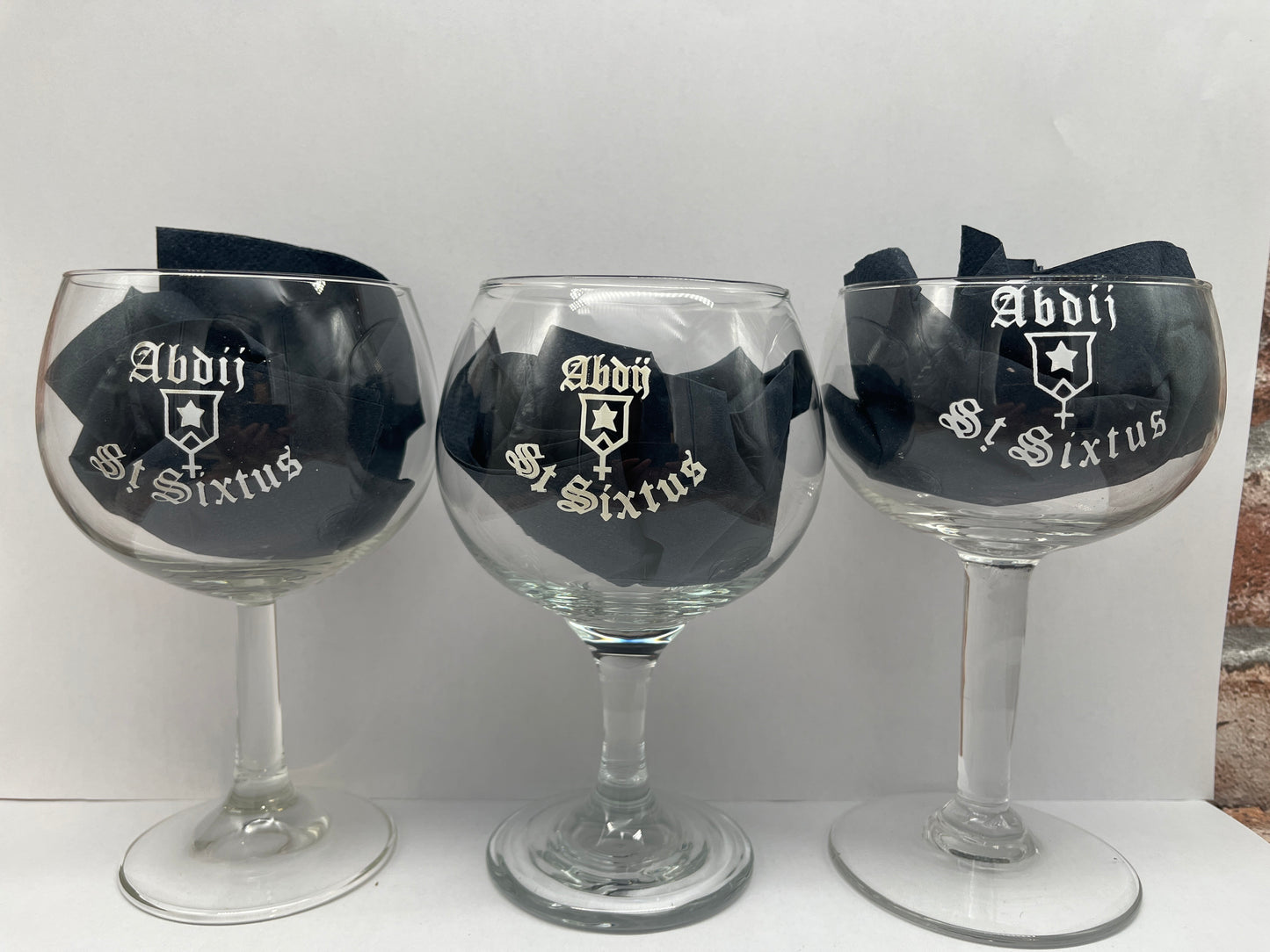 Westvleteren Set of 3 glasses 70s/80s Glasses - 33 CL