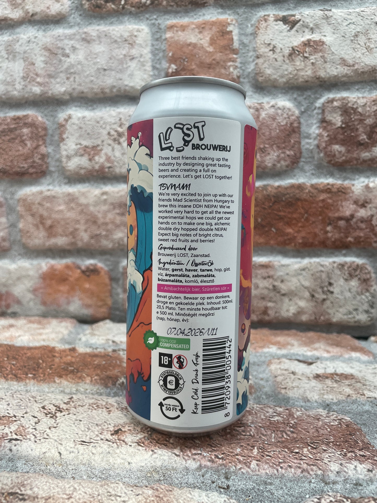 Brouwerij Lost Tsvnami DDH Double NEIPA - 50 CL
