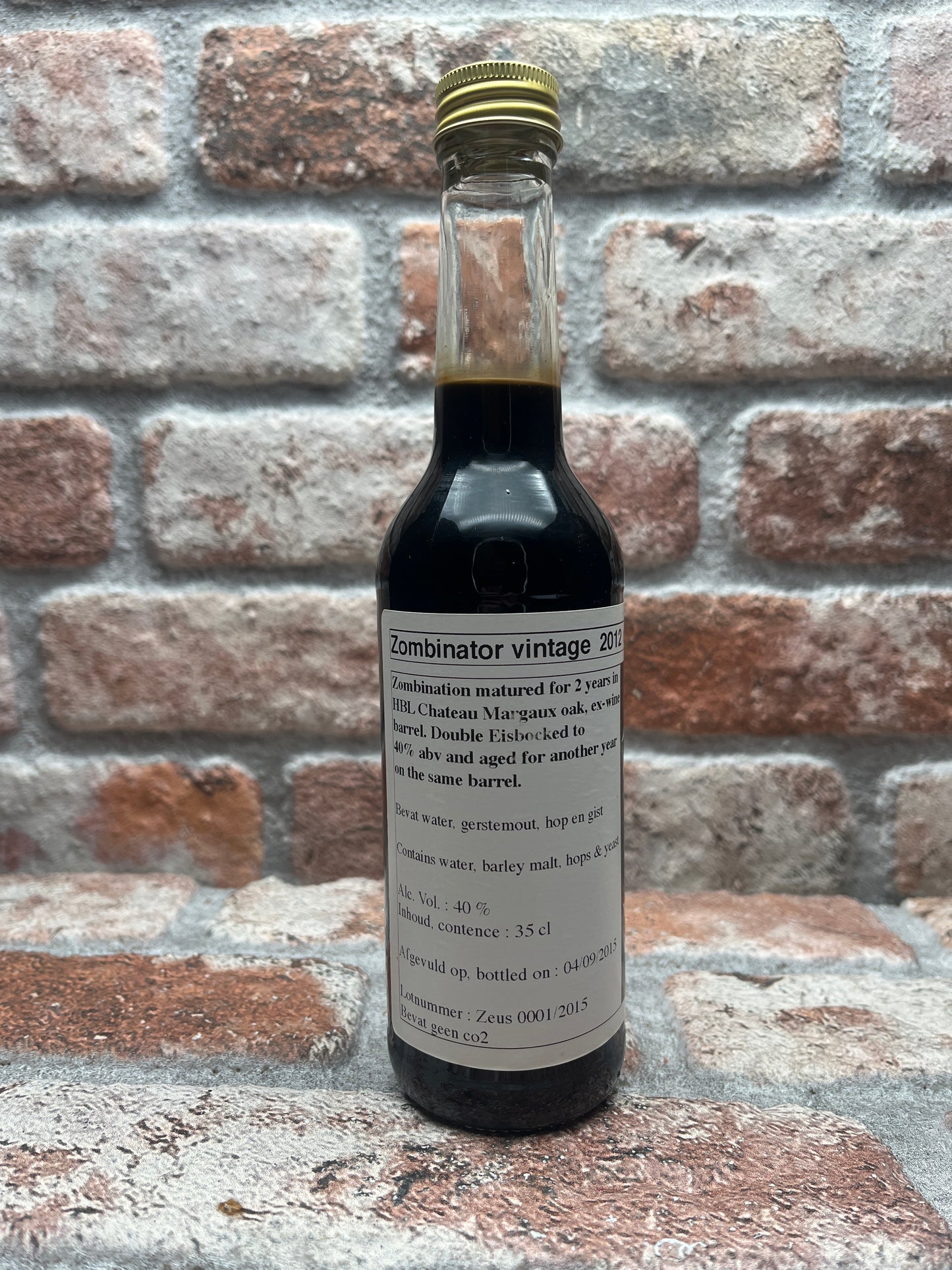 De Struise Brouwers Zombinator Vintage 2012 On Steriods Aka Zeus 01 2012 Ijsbock - 35 CL