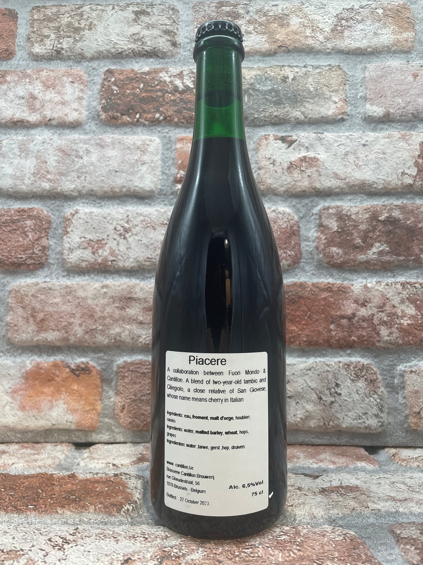 Cantillon Piacere 2023 Lambic/Geuze - 75 CL