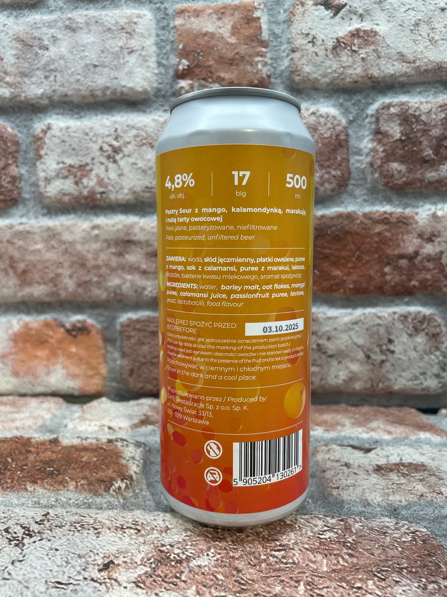 Magic Road Pretty Fruit Tart Pastry Sour - 44 CL