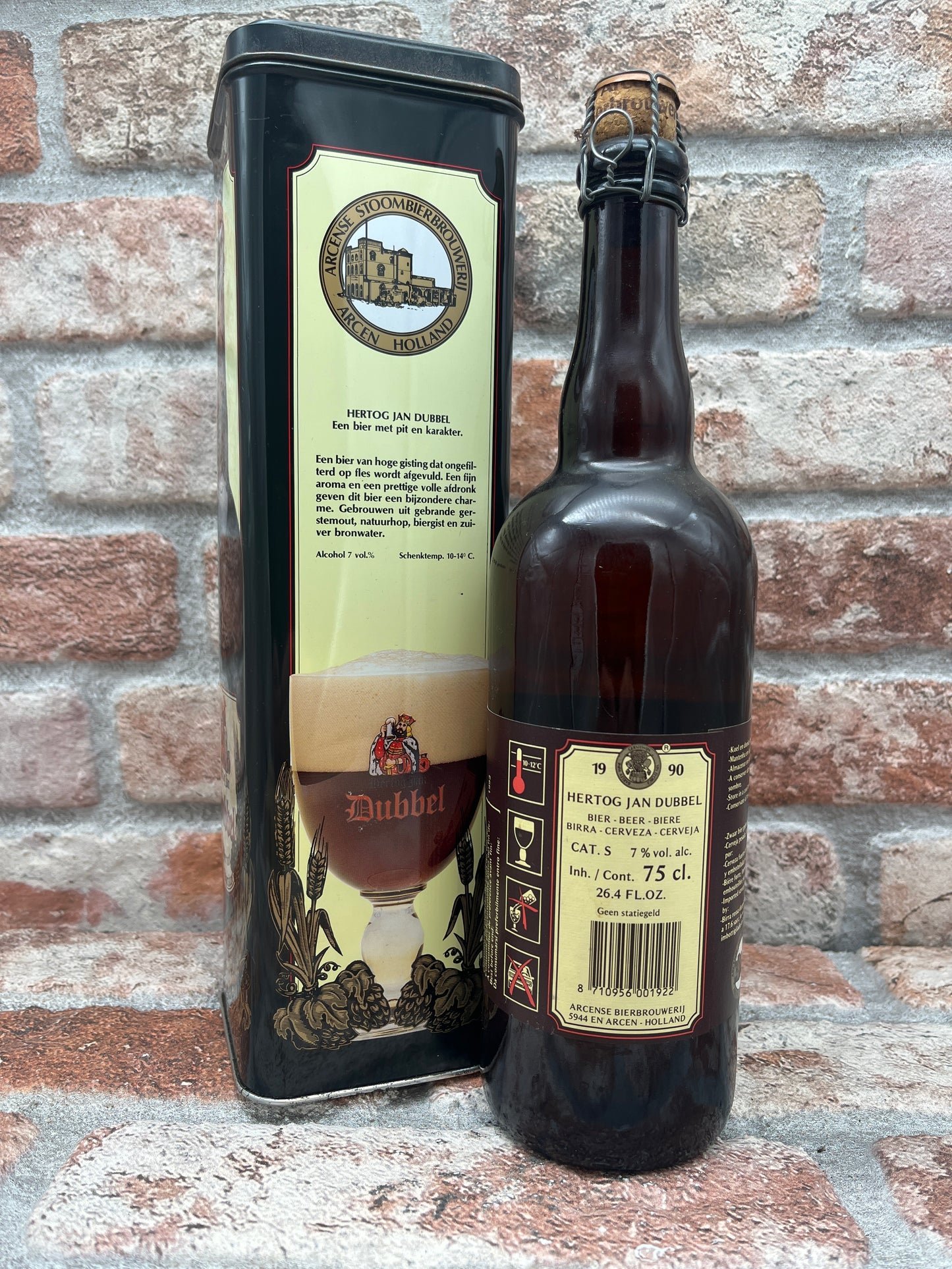 Hertog Jan Met Blik 1990 Dubbel - 75 CL