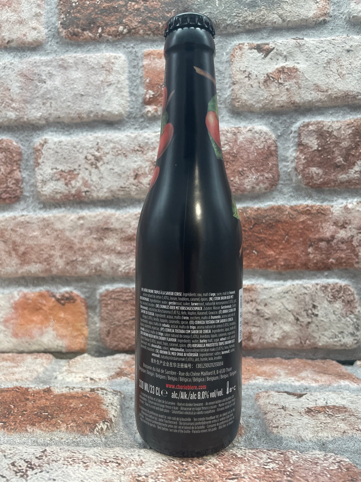 Chérie Biere Brune á La Cherise Fruit Beer - 33 CL