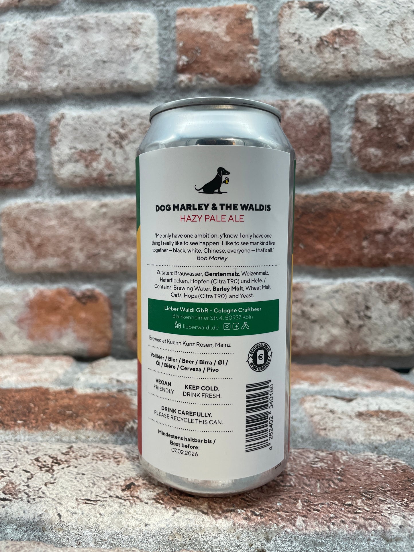 Lieber Waldi Dog Marley And The Waldis Hazy Pale Ale - 44 CL