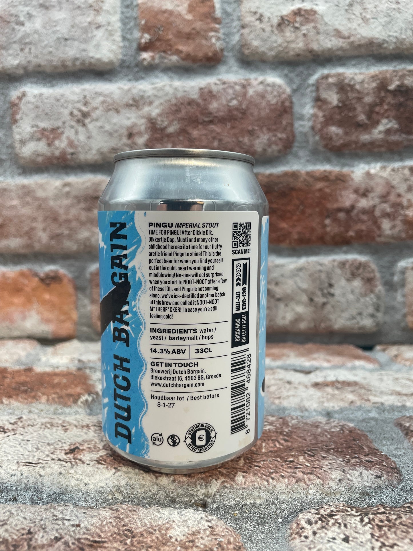 Dutch Bargain Pingu Stout - 33 CL