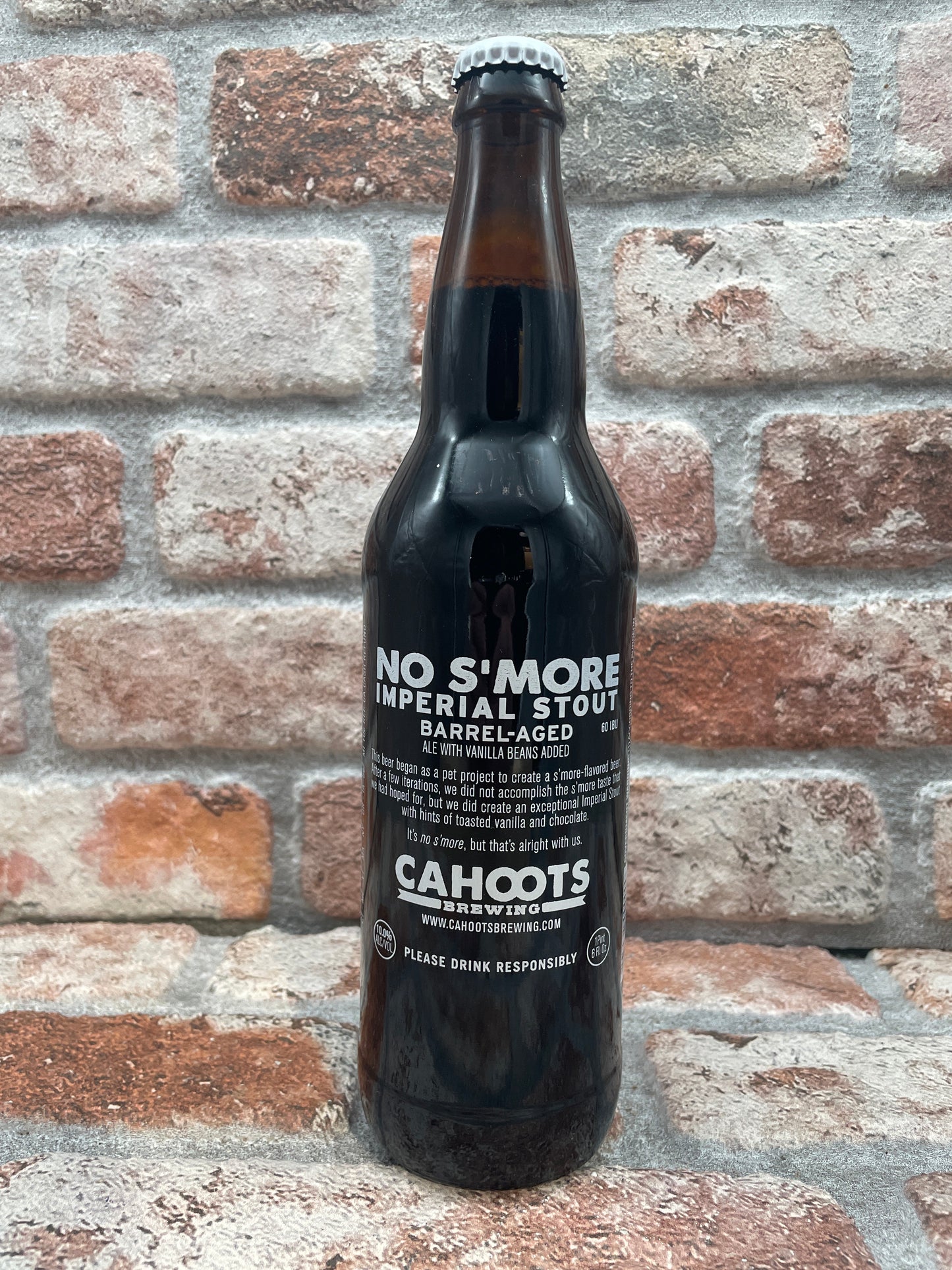 Cahoots Brewing Bourbon Barrel-Aged No S'more Imperial Stout - 65 CL