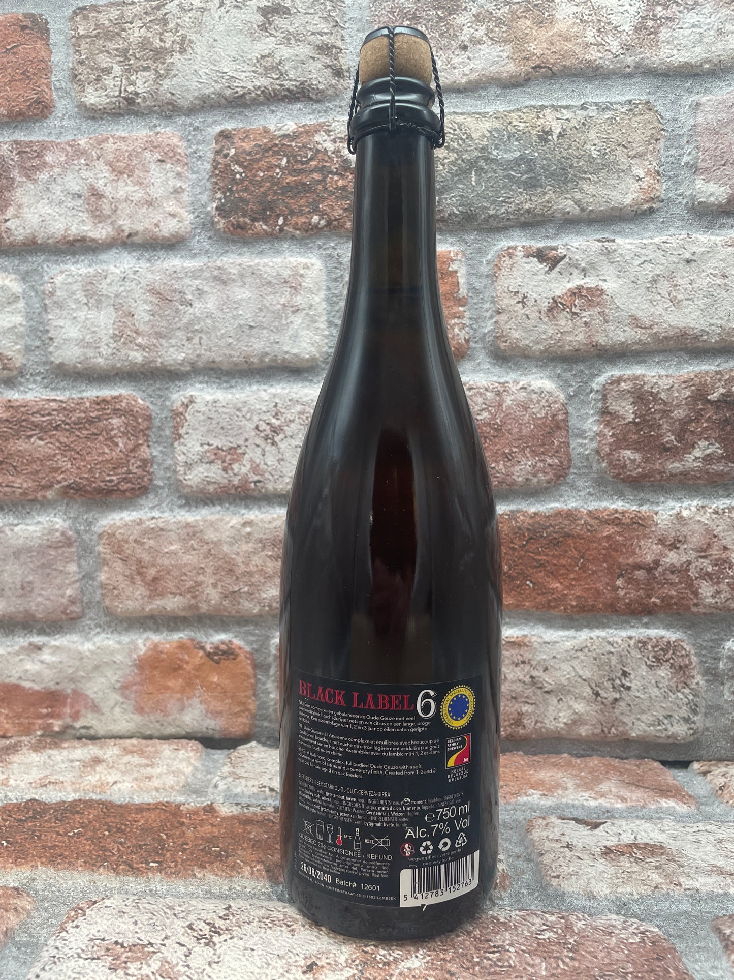 Boon Old Geuze Boon Black Label Edition No 6 Lambic/Geuze - 75 CL