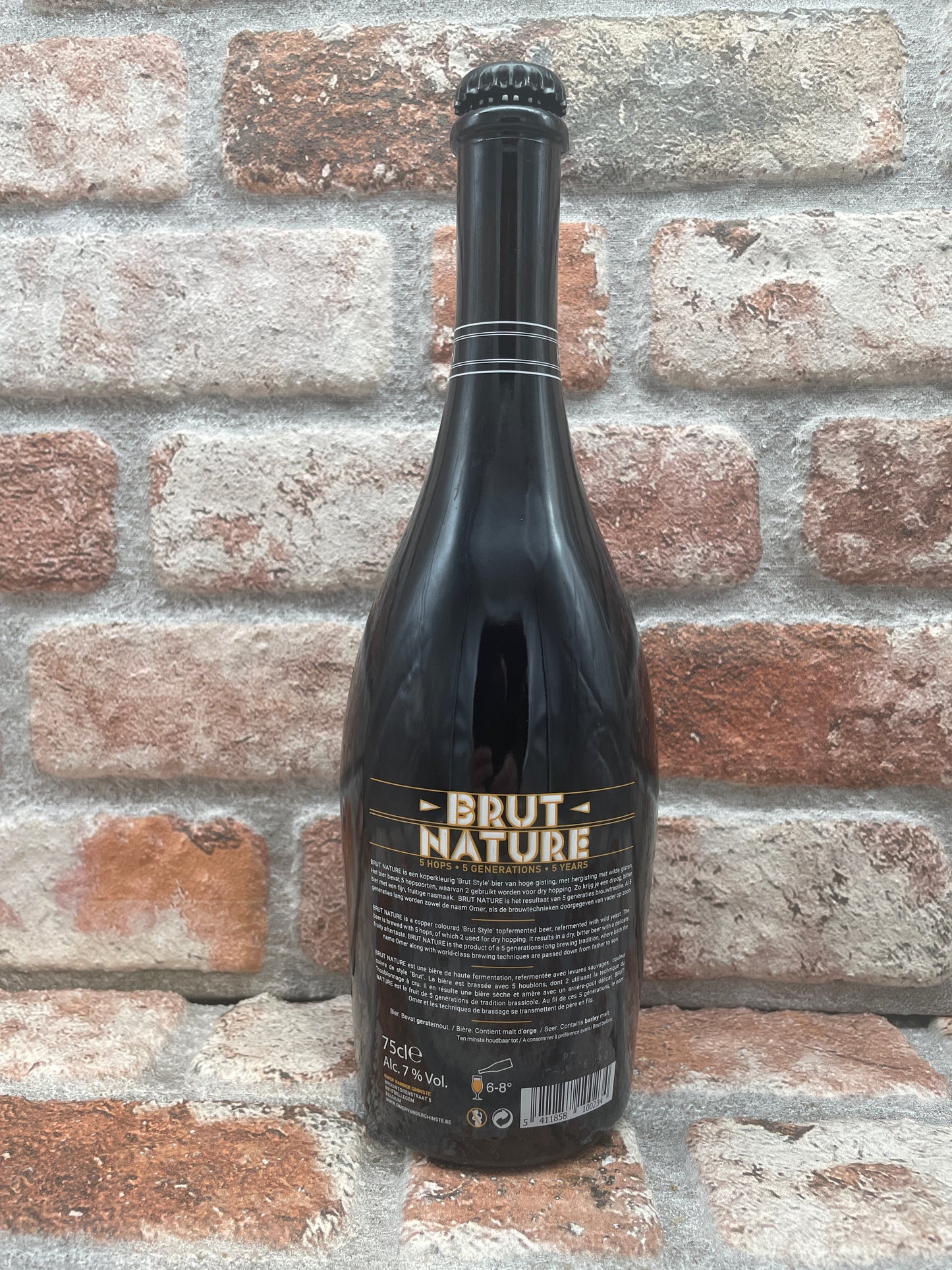 Omer Brut Nature 2021 Champagne Beer - 75 CL