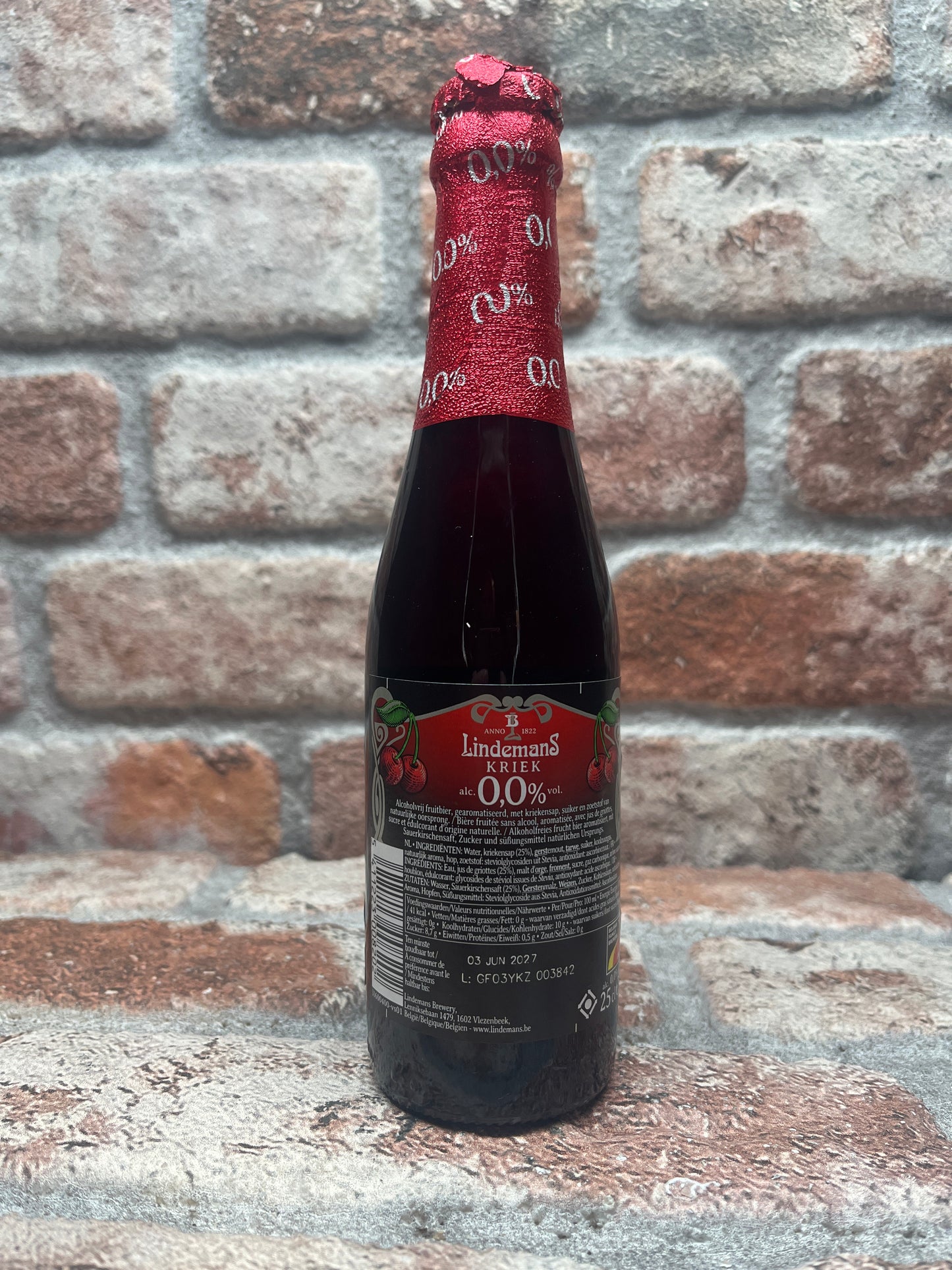 Lindemans Kriek 0.0 Alcohol-Free - 25 CL