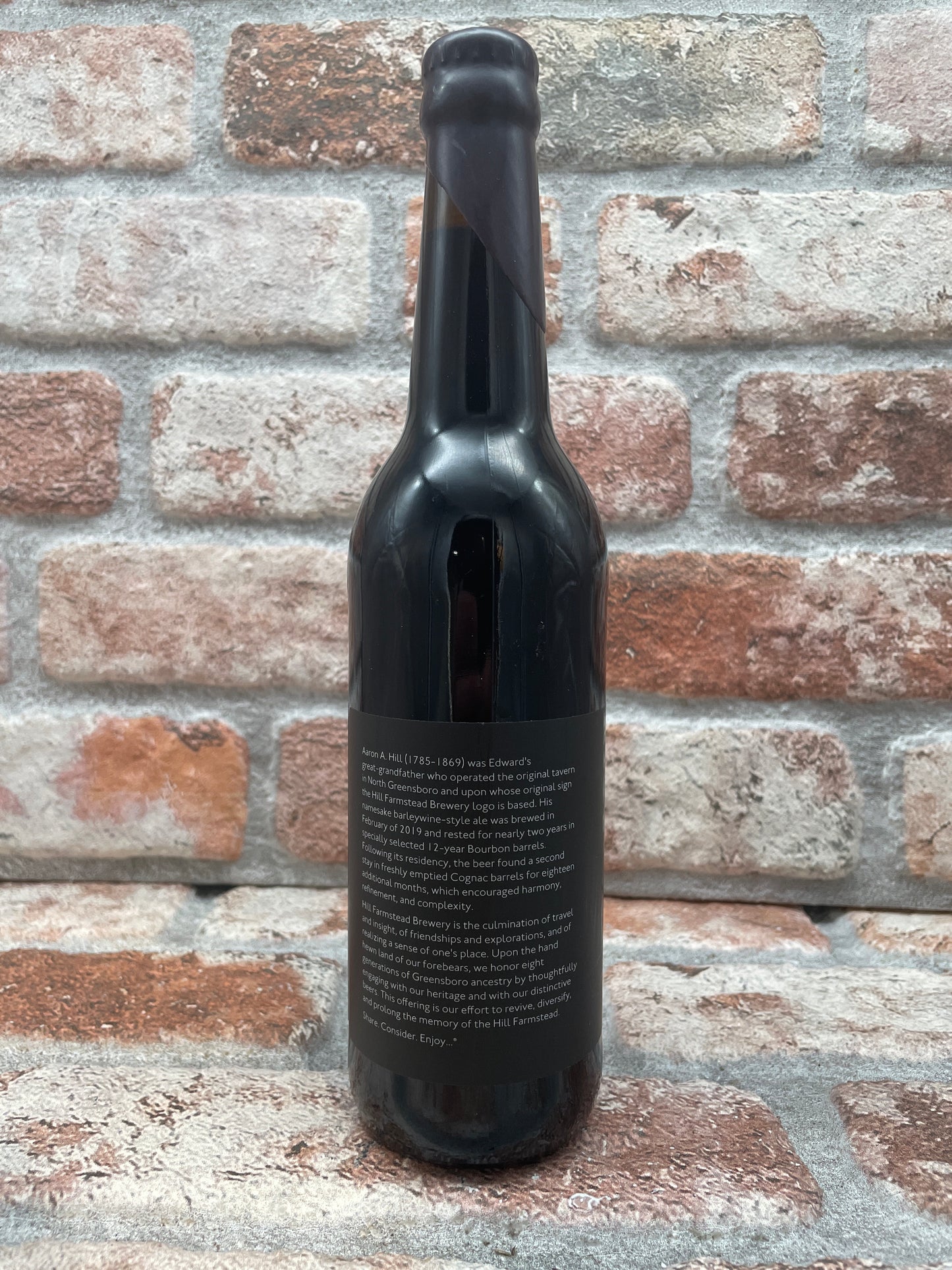 Hill Farmstead Double Barrel Aaron: Bourbon/Cognac 2022 Barleywine - 50 CL