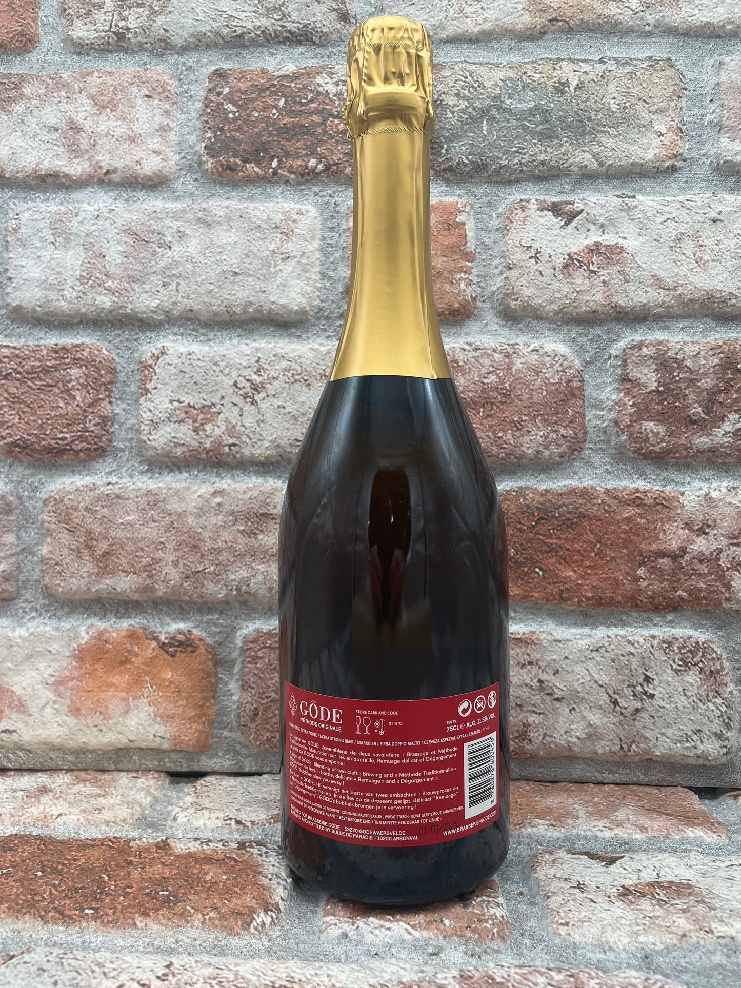 Brasserie Gðde Methode Originale Champagne Beer - 75 CL