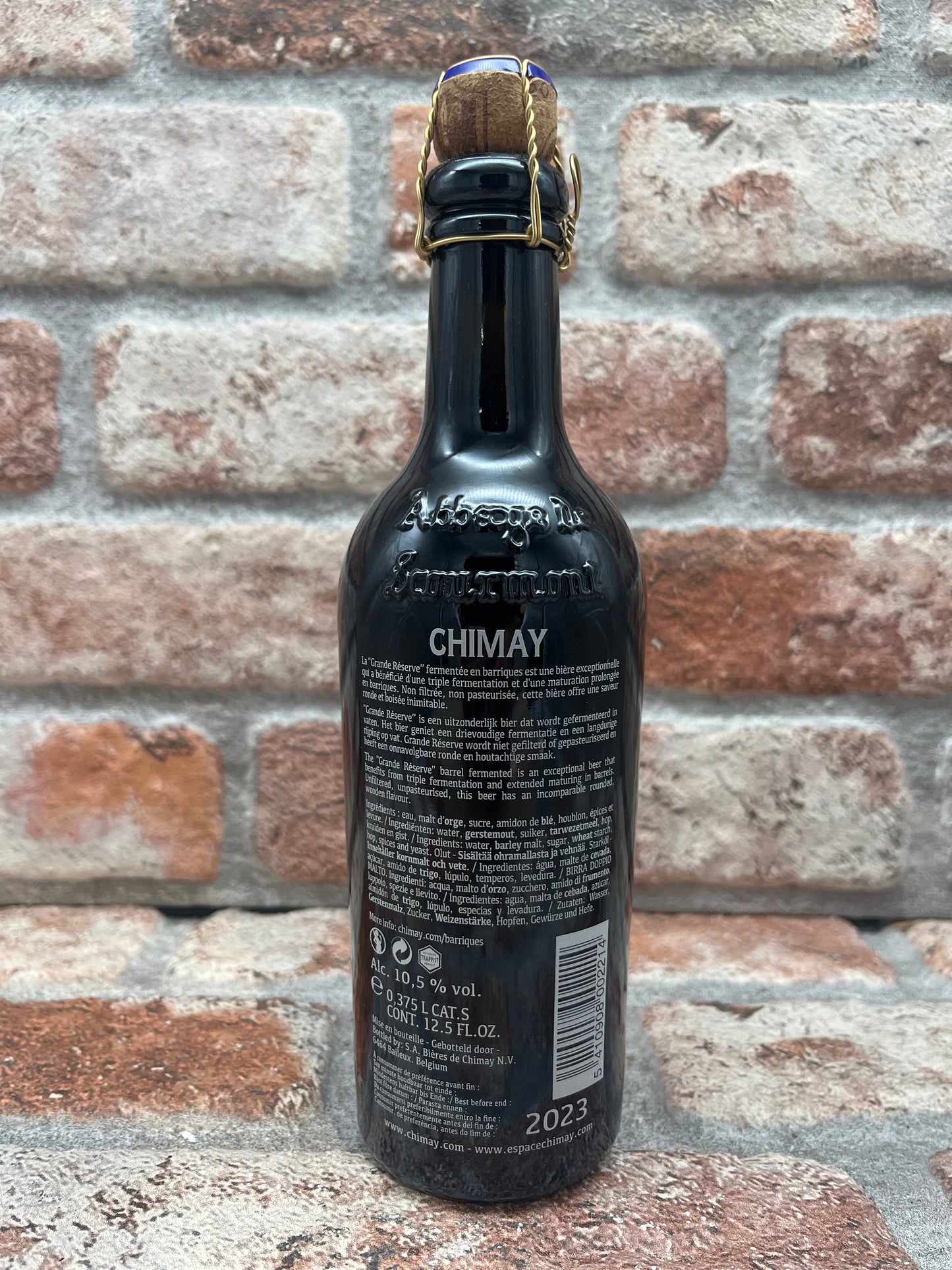 Chimay Grande Réserve Fermentee En Barriques - Chene Francais, Chene Américain, Whiskey (02/2018) Quadrupel - 37.5 CL