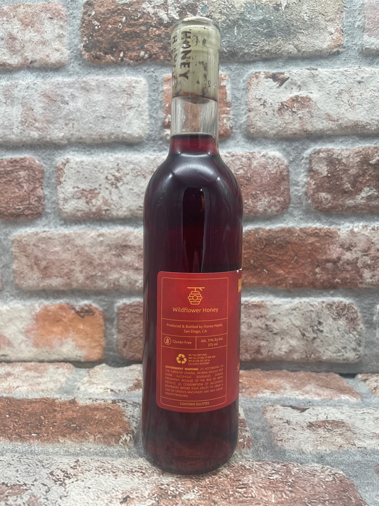 Honey Hawk Strawberry Mead Medebier - 37.5 CL