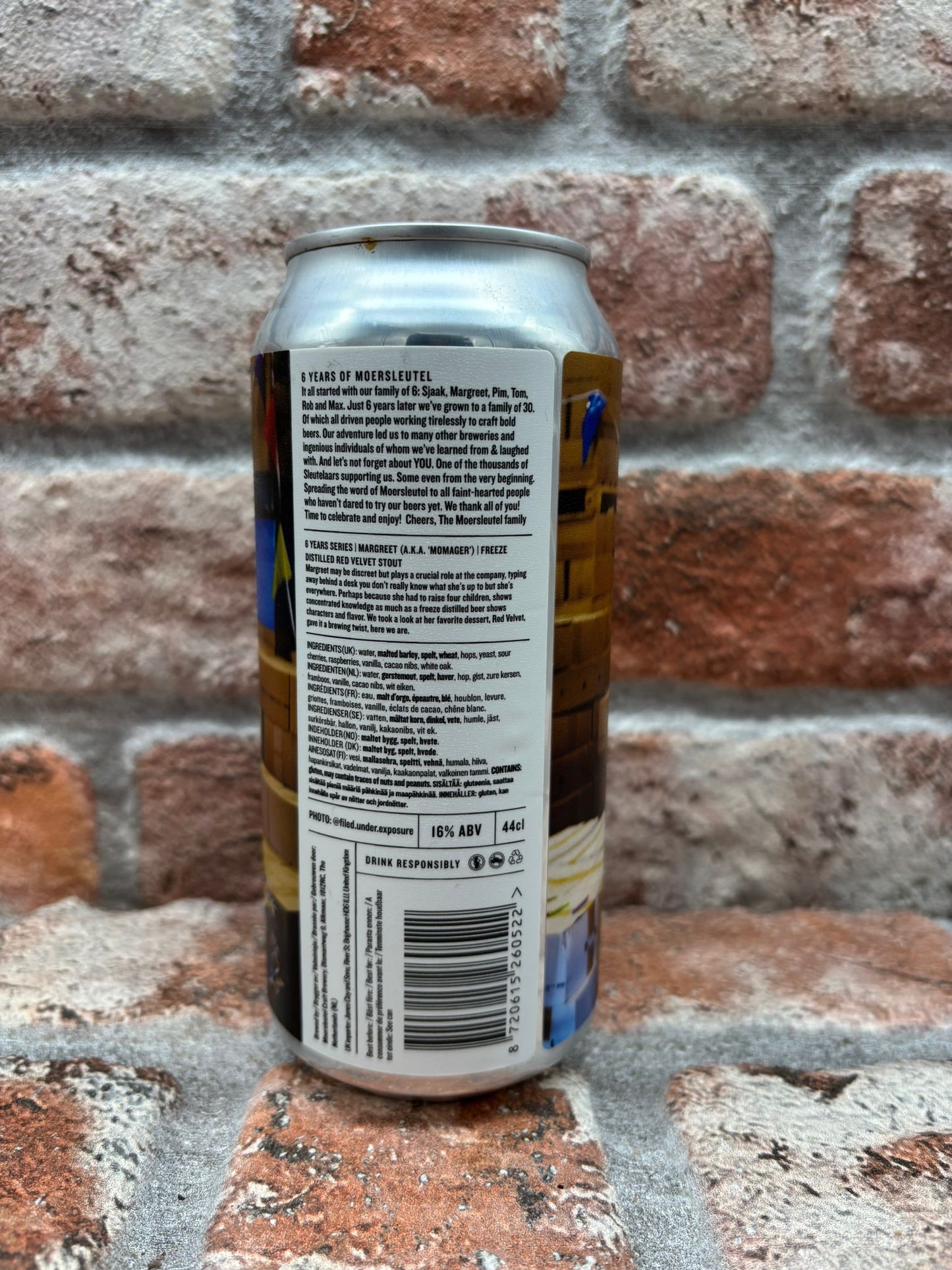 Moersleutel Margreet Free Distilled Red Velvet 2022 Stout - 44 CL