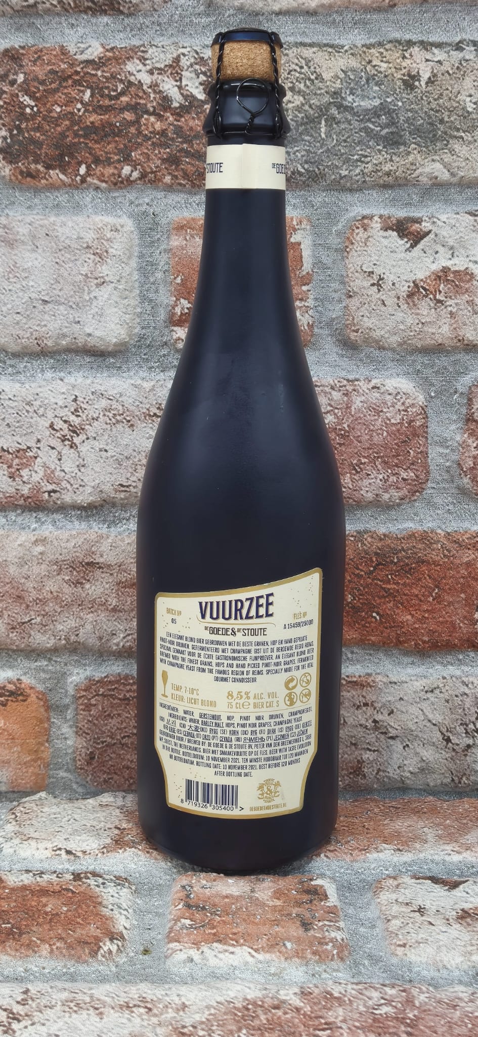 Vuurzee Cuvee de Presige 2021 Champagne beer - 75 CL