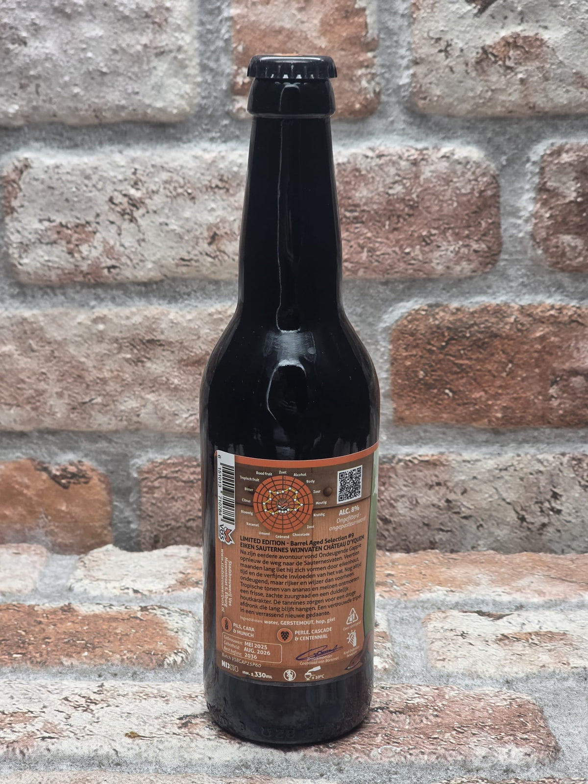 Stadsbrouwerij Vos - Elburg Houten Vos (Barrel Aged) #8 - Quadrupel BA Rum & PX Sherry - 33 CL